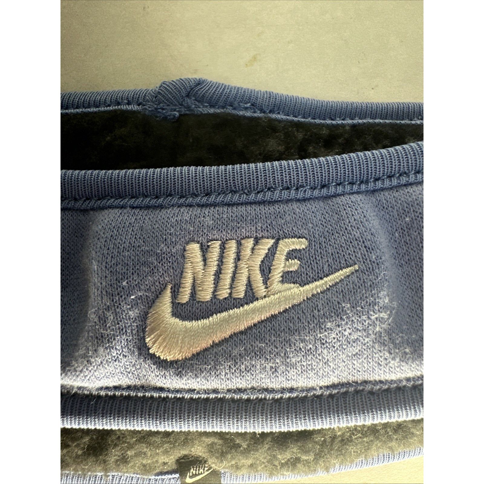 Nike Nike Headband Womens OSFM Club Fleece Blue White Running Size ONE SIZE - 2 Thumbnail