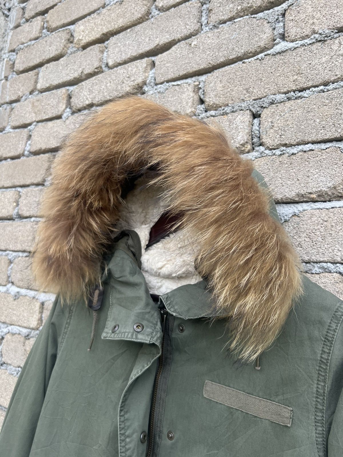Japanese Brand M65 Fishtail Parkas With Fur Hoodie For Women Size M / US 6-8 / IT 42-44 - 5 Thumbnail