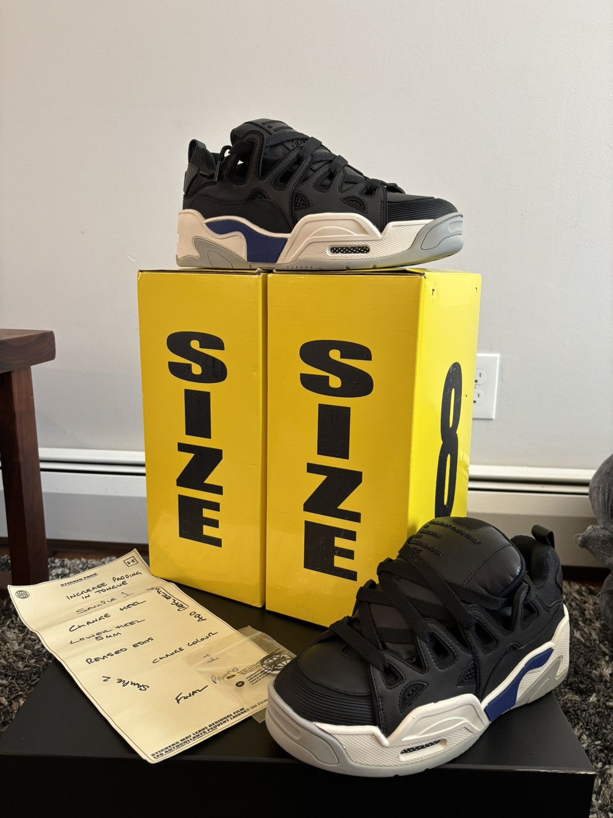 AWGE x Under Armor x ASAP Rocky SRLo Black Blue size 8