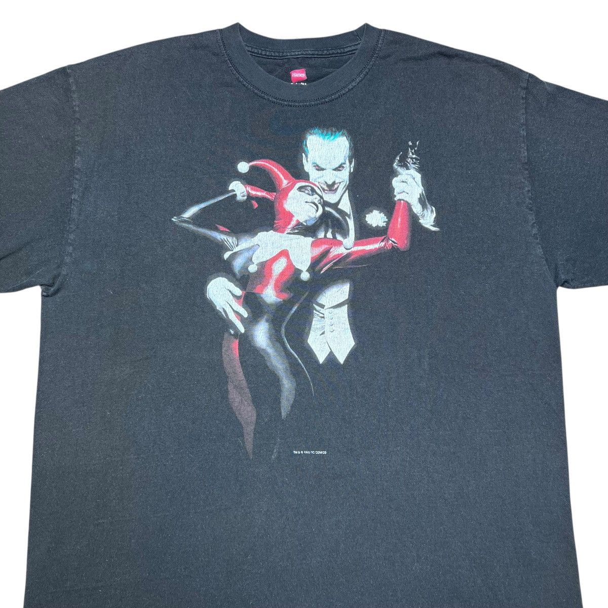 DC Comics × Vintage Vintage 2000s DC Comics Joker Harley Quinn Graphic T-Shirt Size US L / EU 52-54 / 3 - 4 Thumbnail