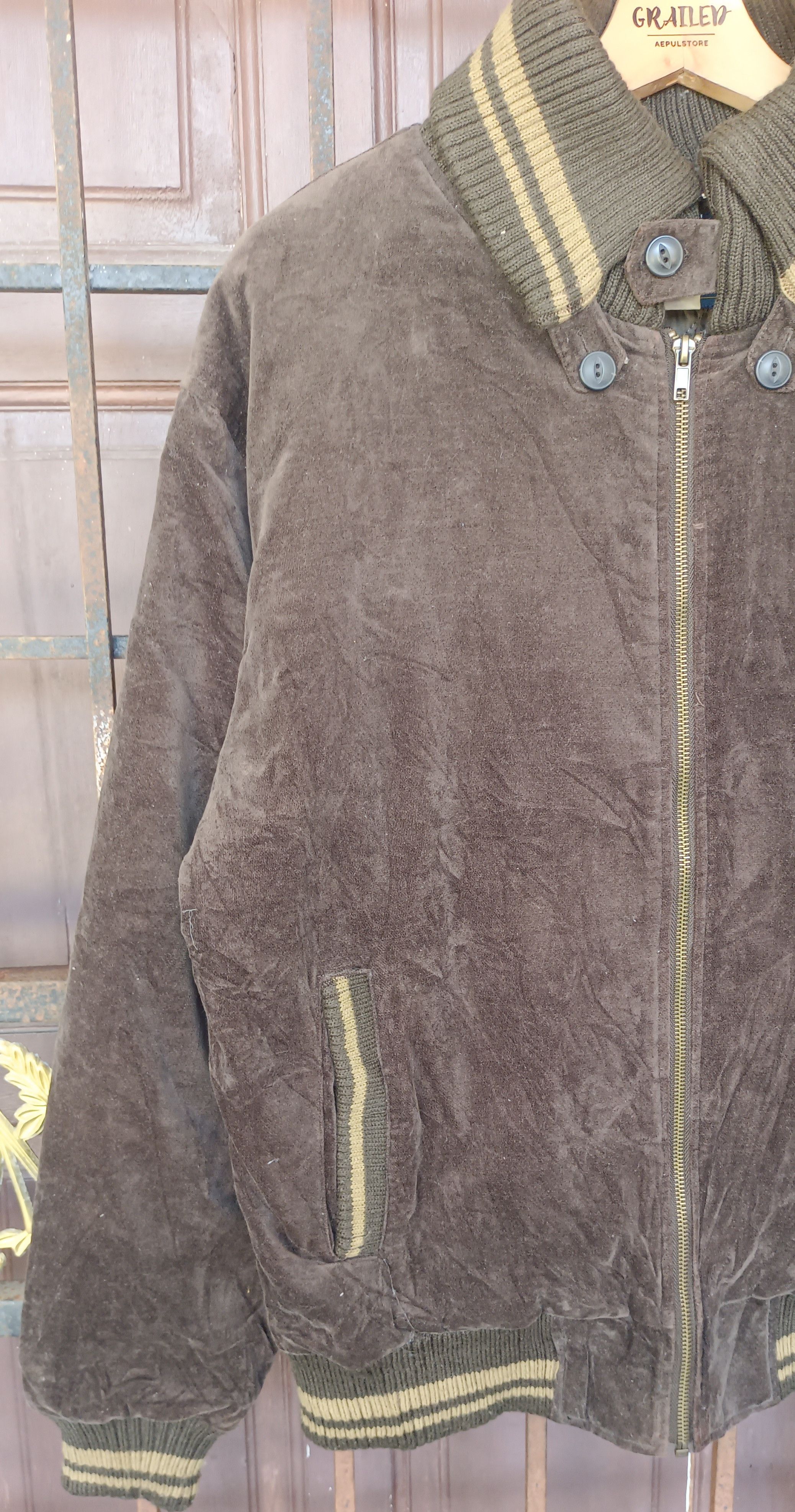 Woolrich Woolen Mills Vintage Wollrich Corduroy Jacket Woolrich Bomber Jacket Size US L / EU 52-54 / 3 - 4 Thumbnail
