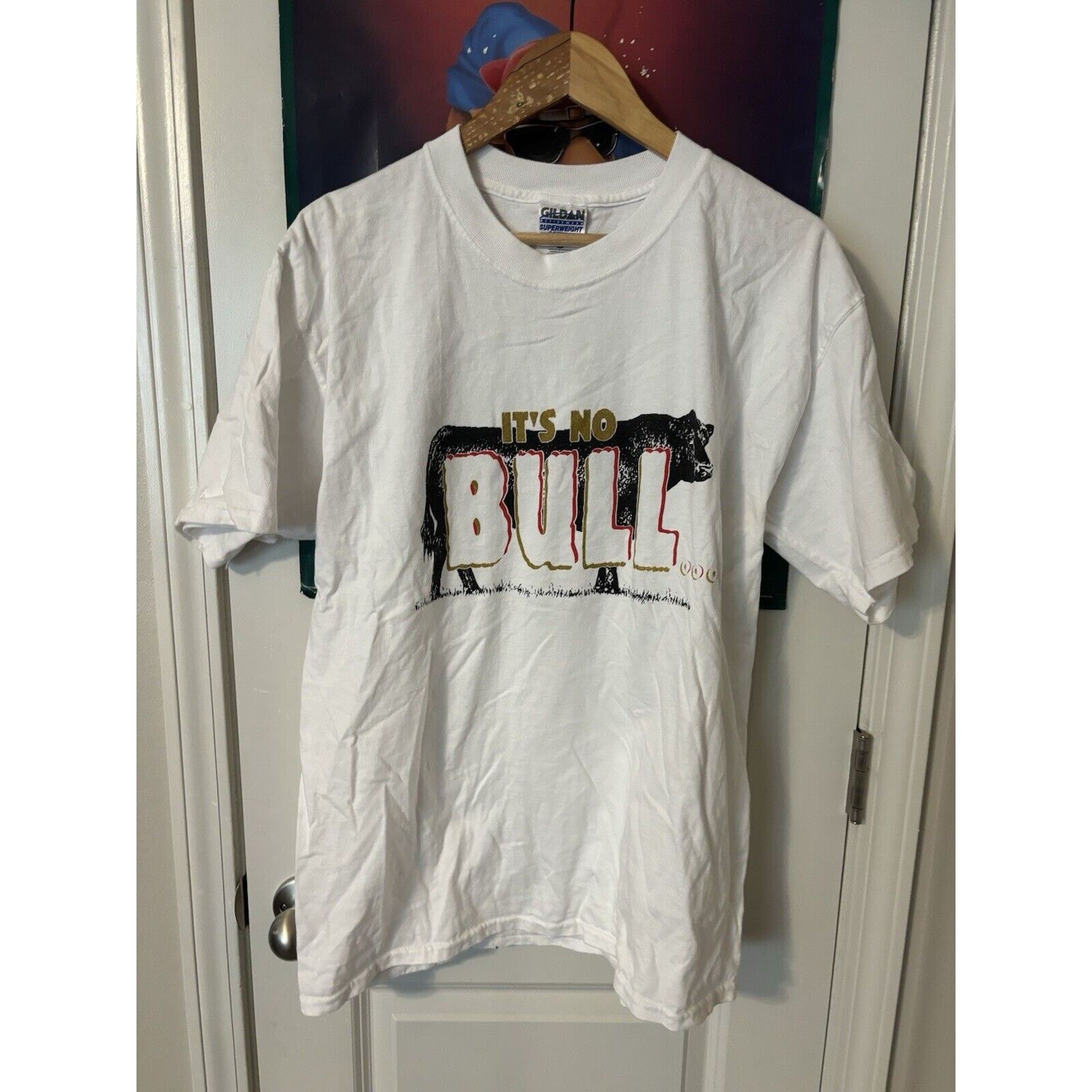 Other Vintage Its no Bull White Black Angus Beef T-shirt Size L Size US L / EU 52-54 / 3 - 1 Thumbnail