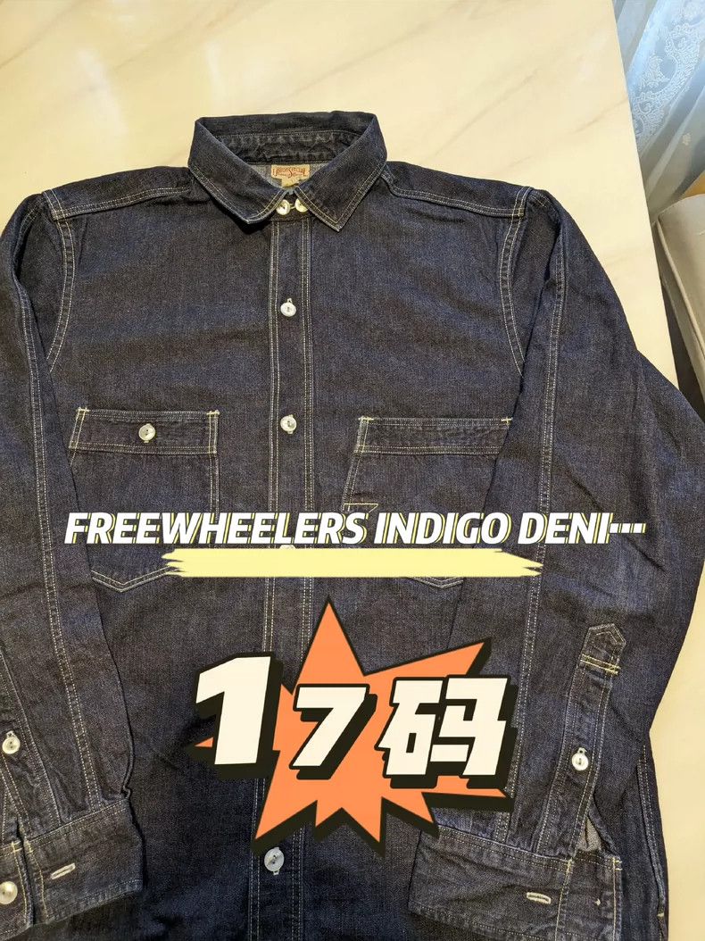 Freewheelers FREEWHEELERS Size 17 INDIGO DENI… Shirt Size US XS / EU 42 / 0 - 1 Thumbnail
