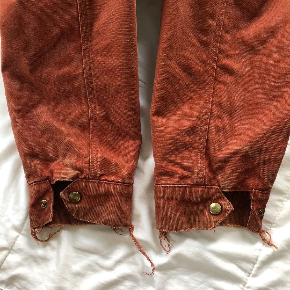 Edwin EDWIN 90s Distressed Detroit Jacket Size US XL / EU 56 / 4 - 13 Thumbnail