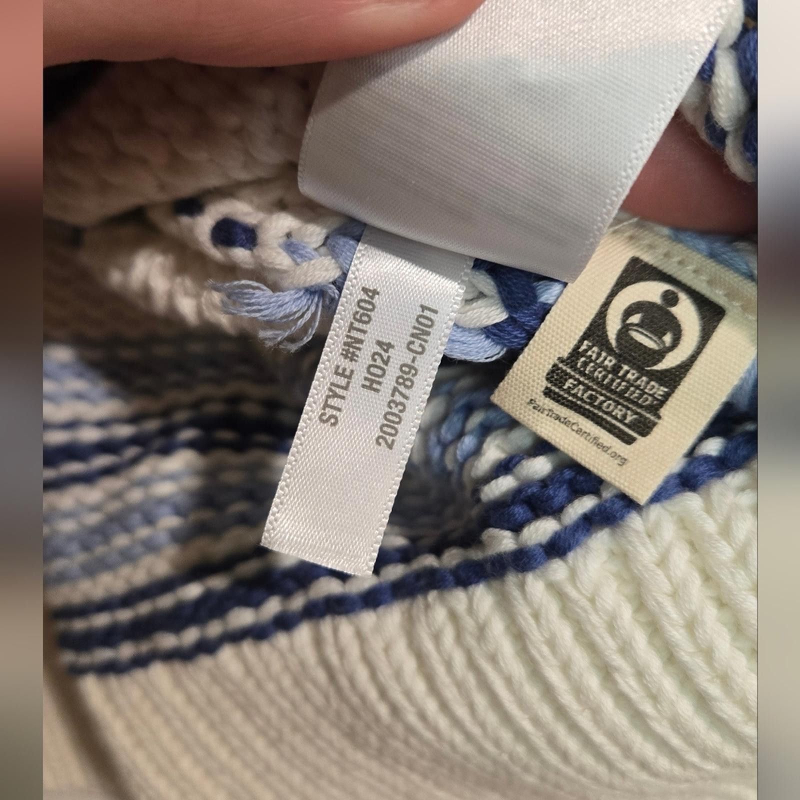 Madewell Madewell Ribbed Cotton Turtleneck Sweater in Stripe Size XL / US 12-14 / IT 48-50 - 6 Thumbnail