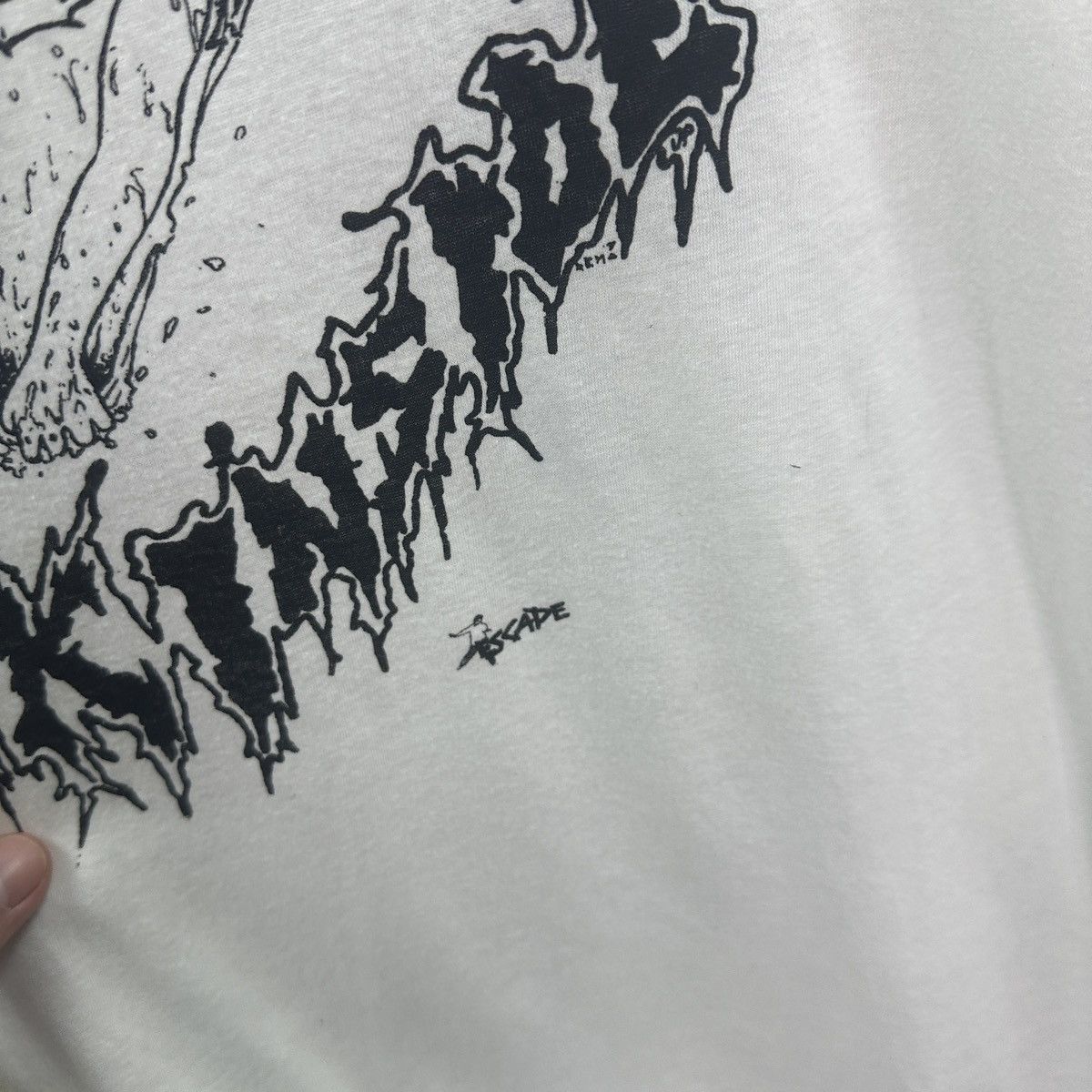 Band Tees Vintage 90s Polluted Inheritance Look Inside Escape tee rock Size US XL / EU 56 / 4 - 8 Thumbnail