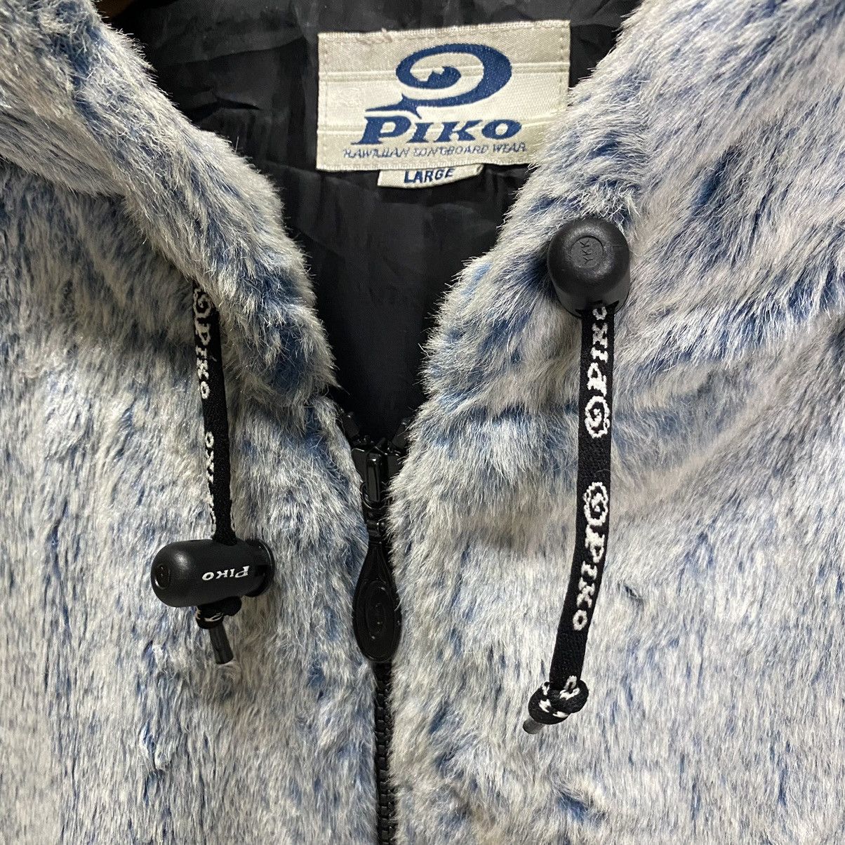 Japanese Brand Piko Hawaiian arclic hoodie jacket Size US L / EU 52-54 / 3 - 17 Thumbnail
