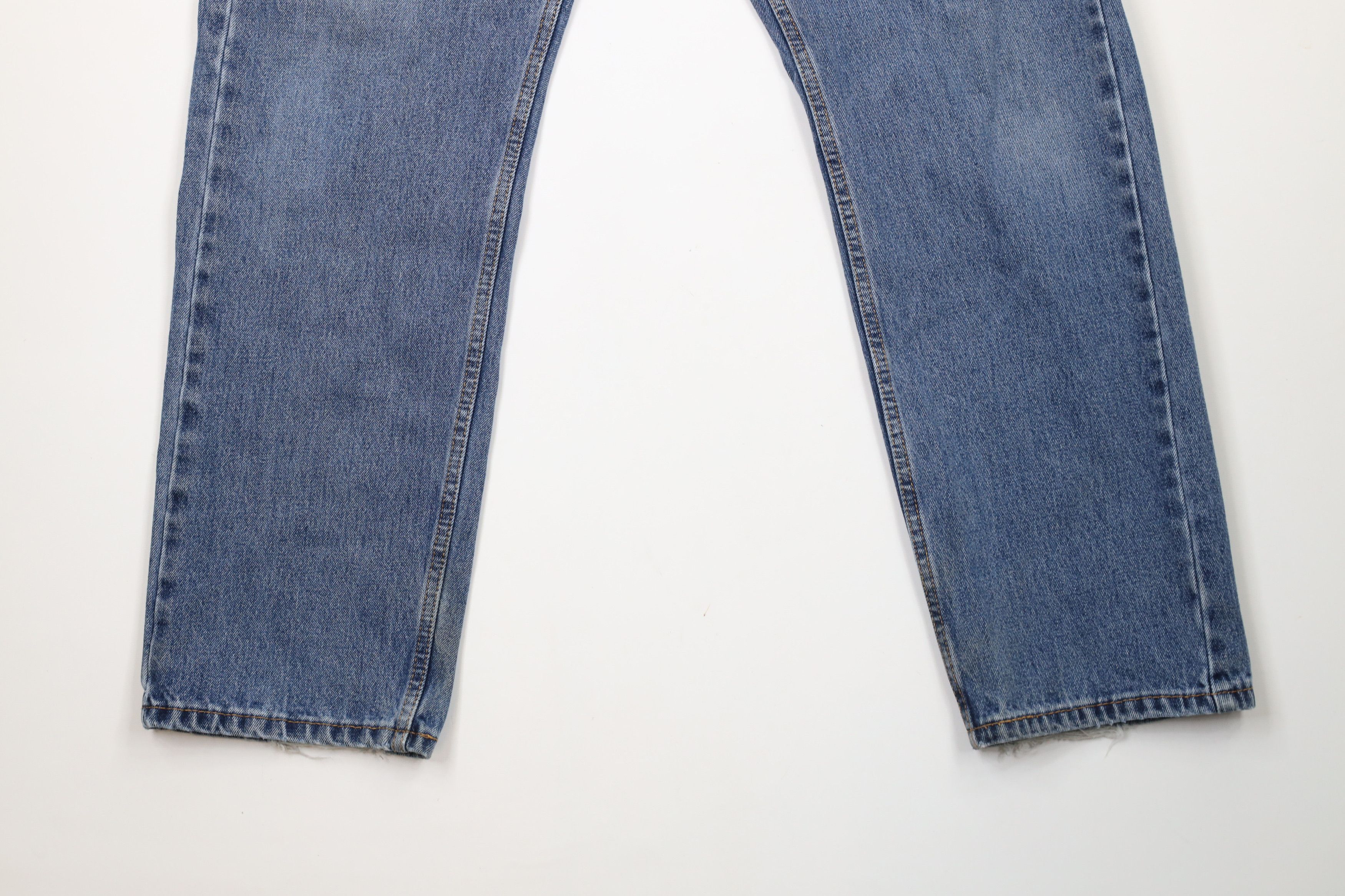 Levi's × Vintage Vintage Y2K Levis 505 Regular Fit Denim Jeans Blue Cotton Size US 36 / EU 52 - 4 Thumbnail