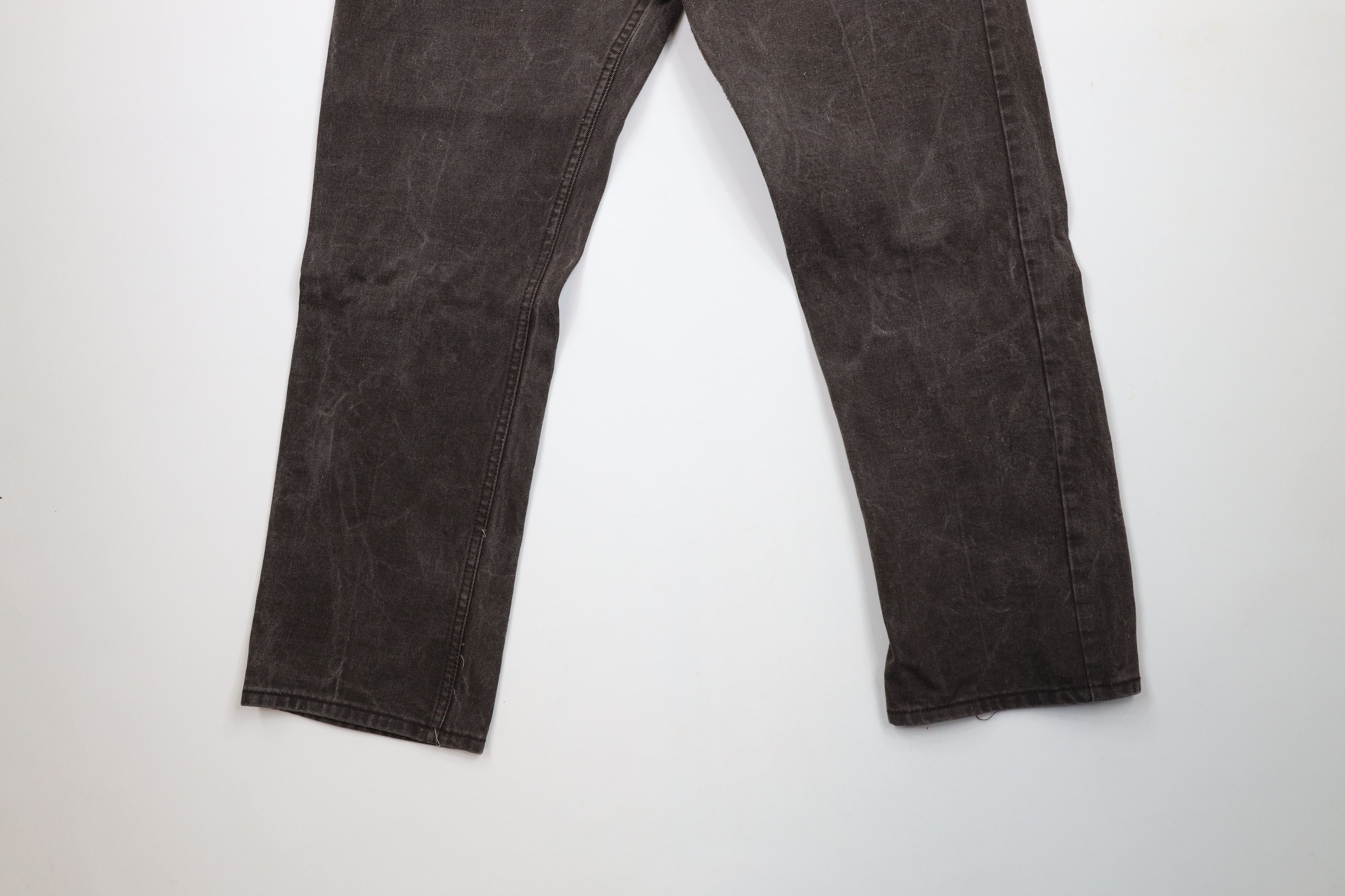 Vintage Vintage 90s Y2K Streetwear Fit Wide Leg Denim Jeans Brown Size US 34 / EU 50 - 4 Thumbnail