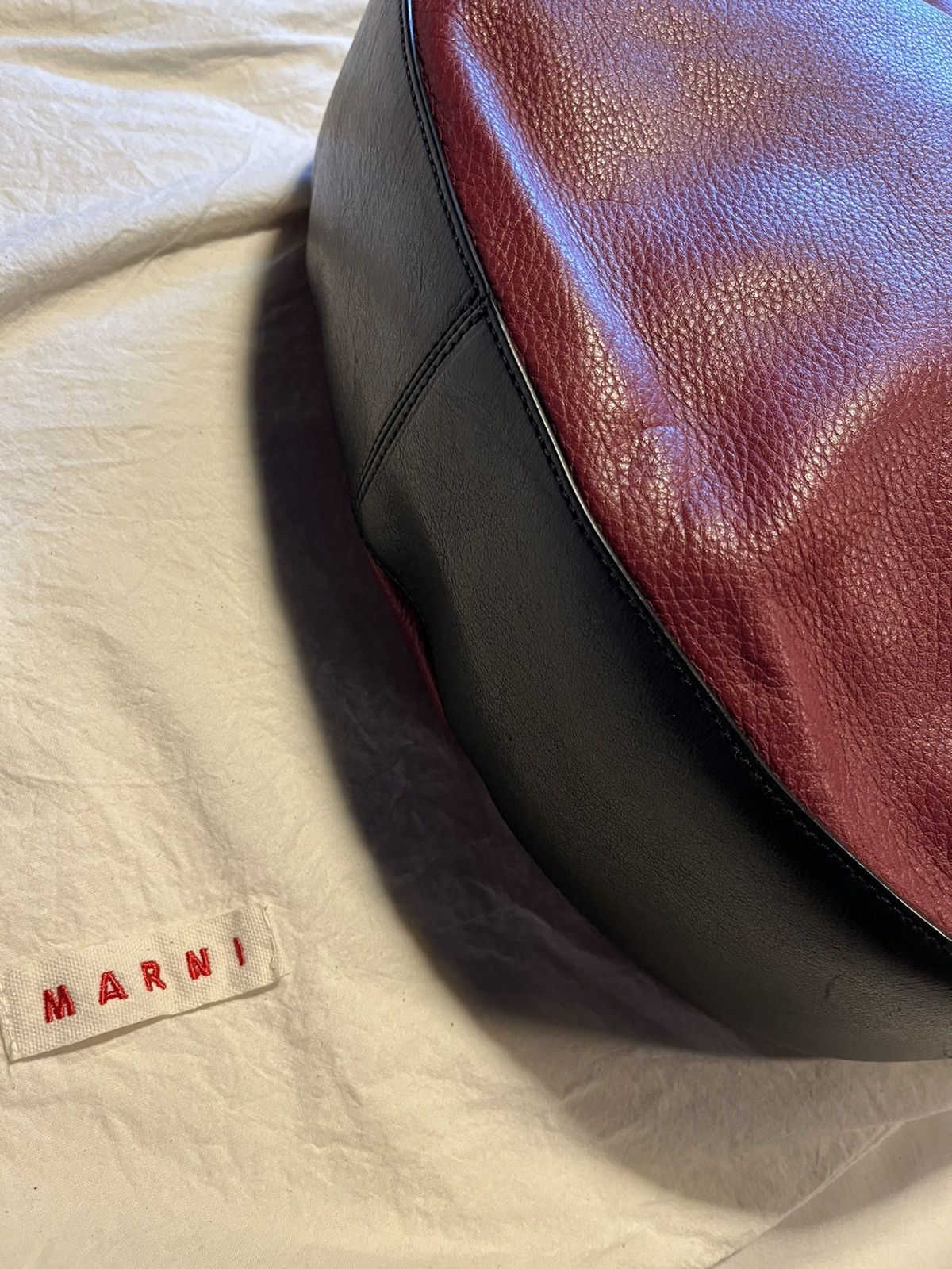 Marni Marni big leather shoulder/crossbody bag. Size ONE SIZE - 9 Thumbnail
