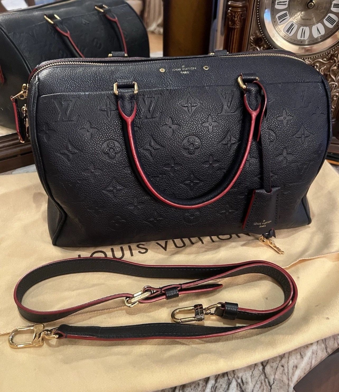 Louis Vuitton Louis Vuitton Speedy Bandouliere Empreinte Leather 30 Size ONE SIZE - 1 Thumbnail