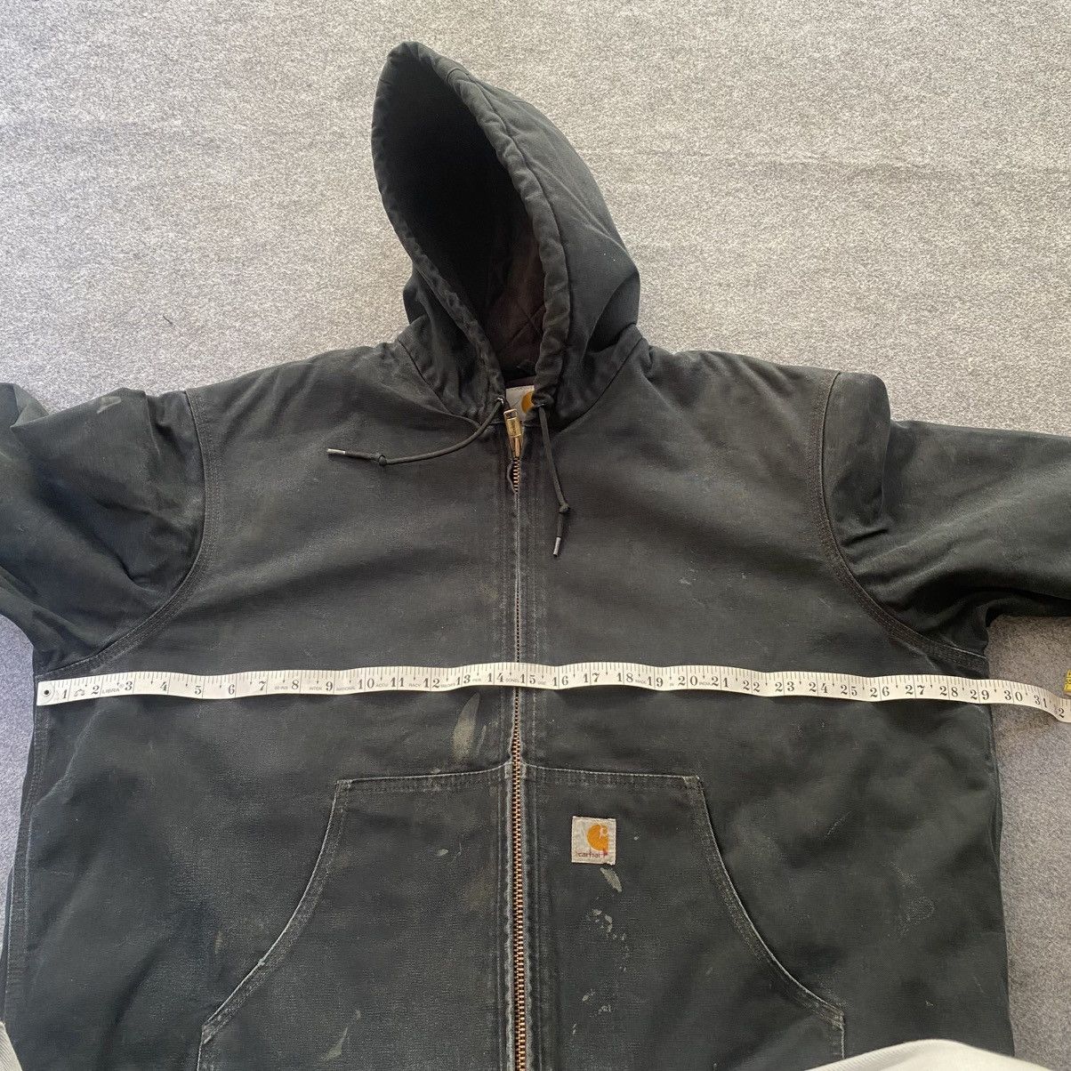 Carhartt Vintage Carhartt Black Active Hooded Jacket Size US XL / EU 56 / 4 - 10 Thumbnail
