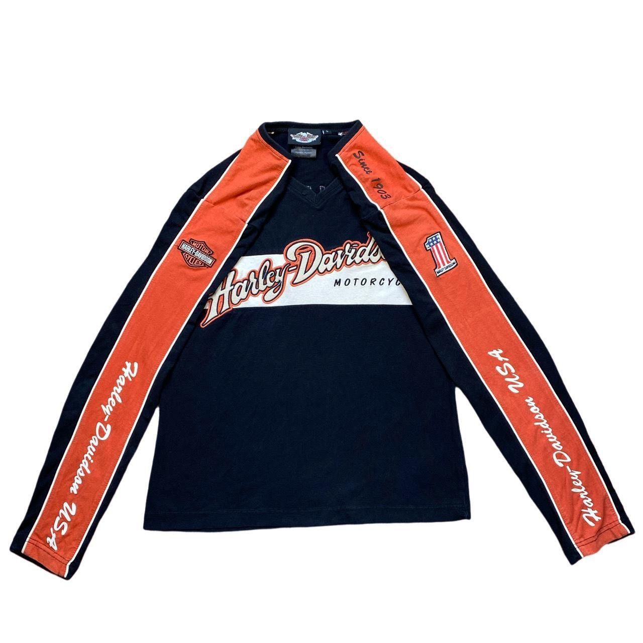 Harley Davidson × Vintage Vintage Harley Davidson Long sleeve shirt Size L / US 10 / IT 46 - 3 Thumbnail