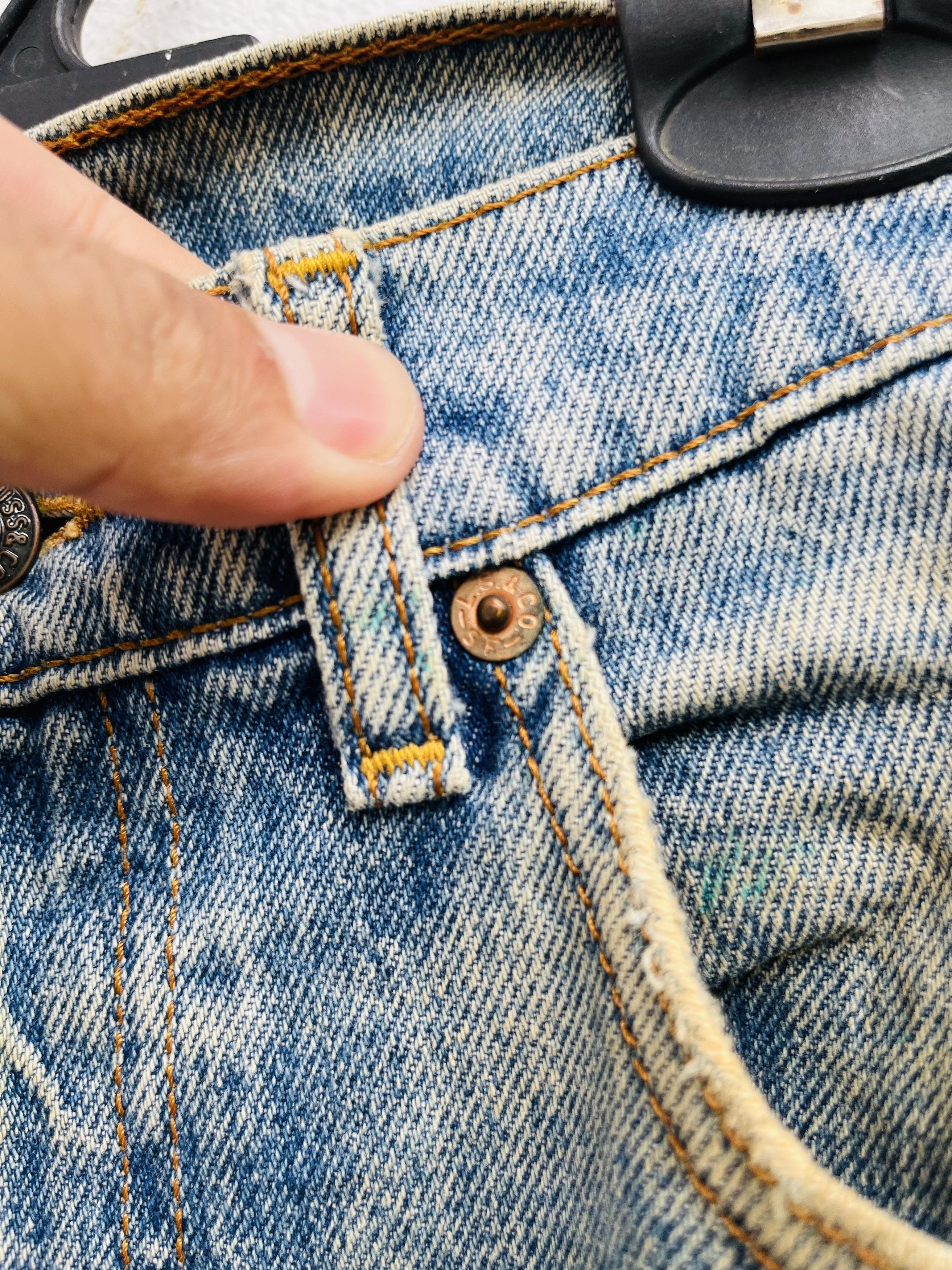 Japanese Brand × Levi's Vintage Clothing Vintage 90s Levis Distressed Nirvana Fashion Style Size US 30 / EU 46 - 9 Thumbnail