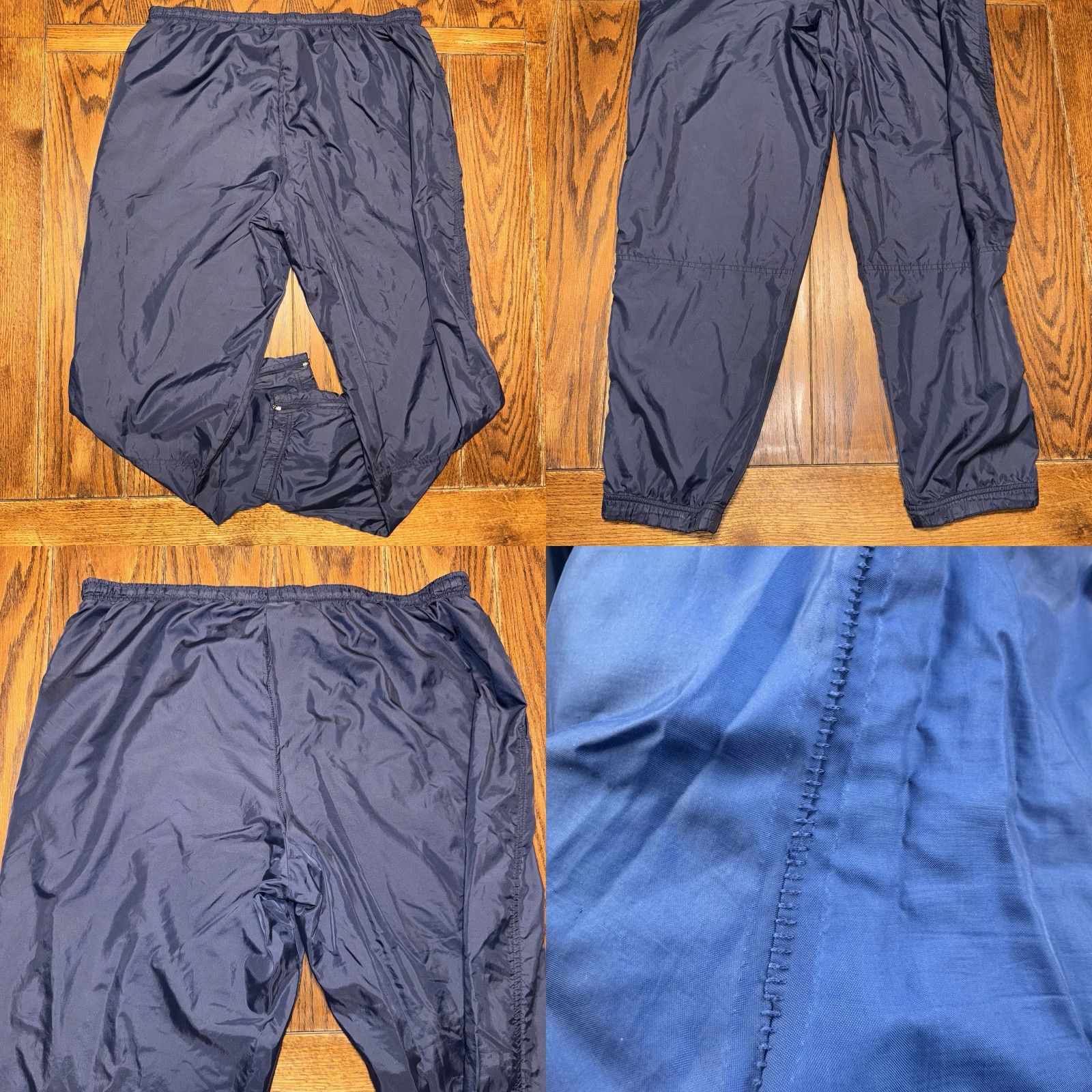 Nike VINTAGE Nike Sportswear Lined Pants Mens XL Navy Blue 90’s Nike Size US 36 / EU 52 - 8 Thumbnail