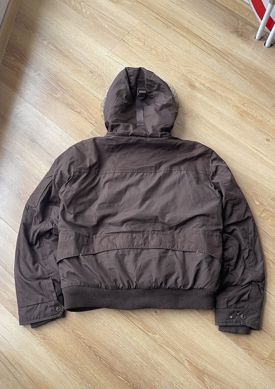 If Six Was Nine Vintage Fur Multi Pocket Bomber Jacket LGB Style Size US L / EU 52-54 / 3 - 20 Thumbnail