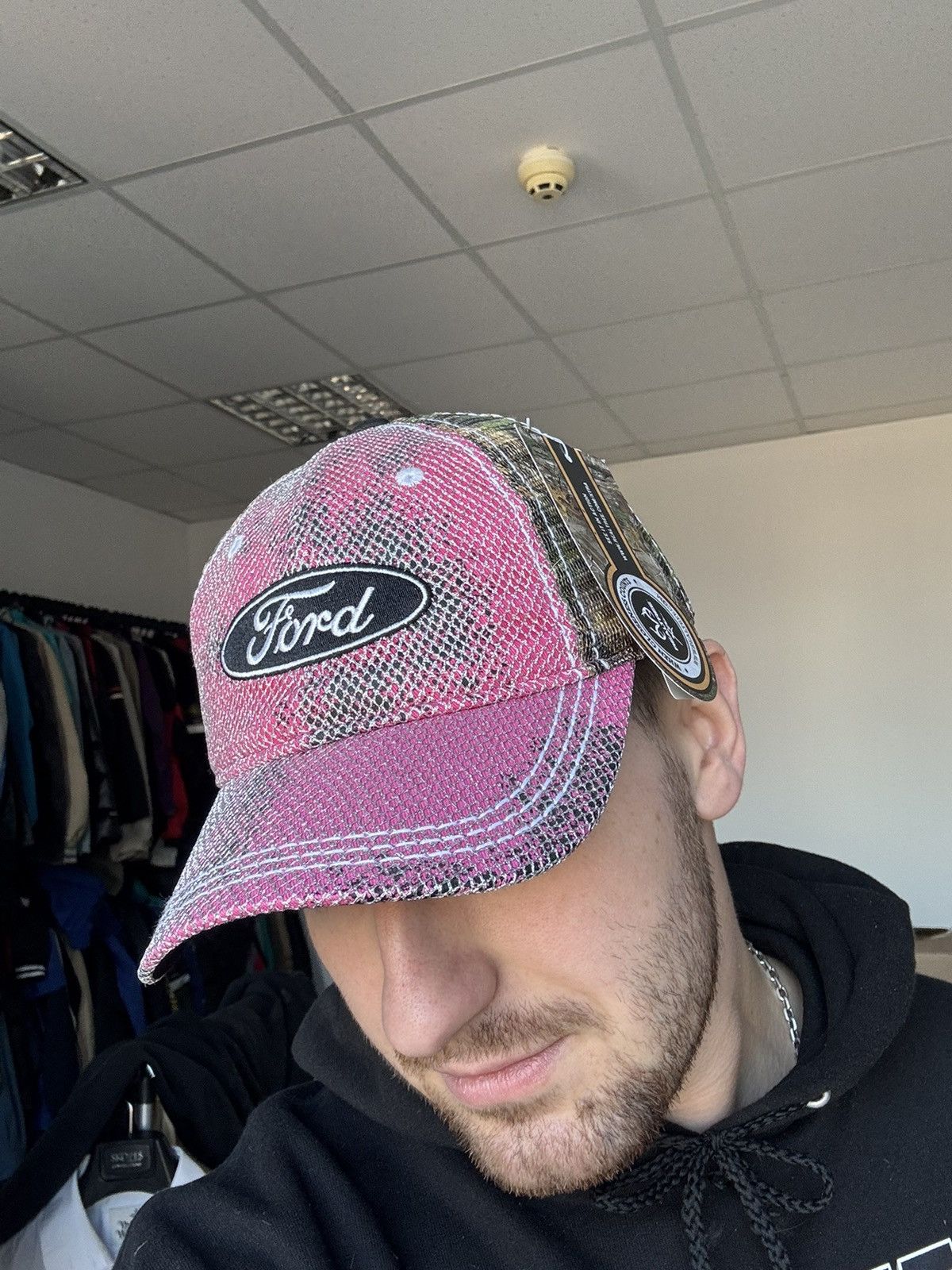 Vintage Rare hat Hysteric Glamour NEW REAL TREE pink Fore cap Size ONE SIZE - 3 Thumbnail