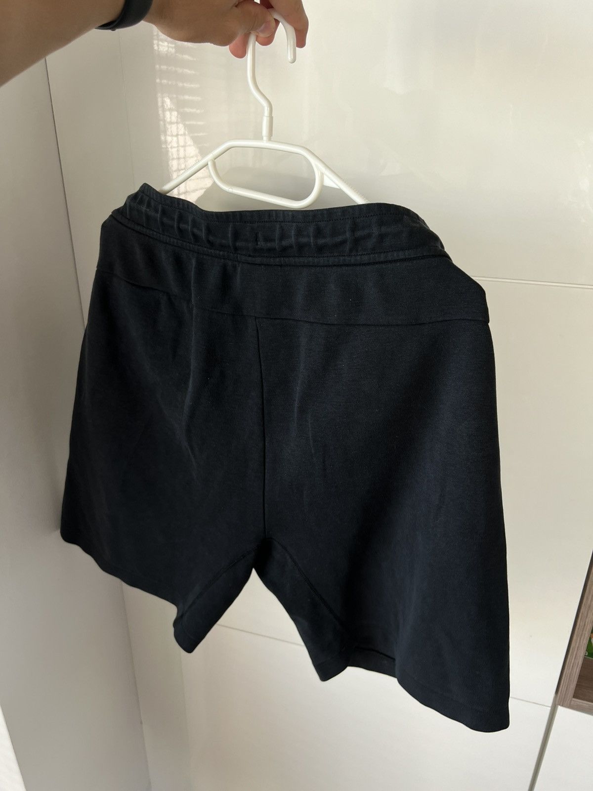 Nike Nike Tech Fleece Hype Drill Y2k Triple Black Swoosh Shorts Size US 32 / EU 48 - 3 Thumbnail