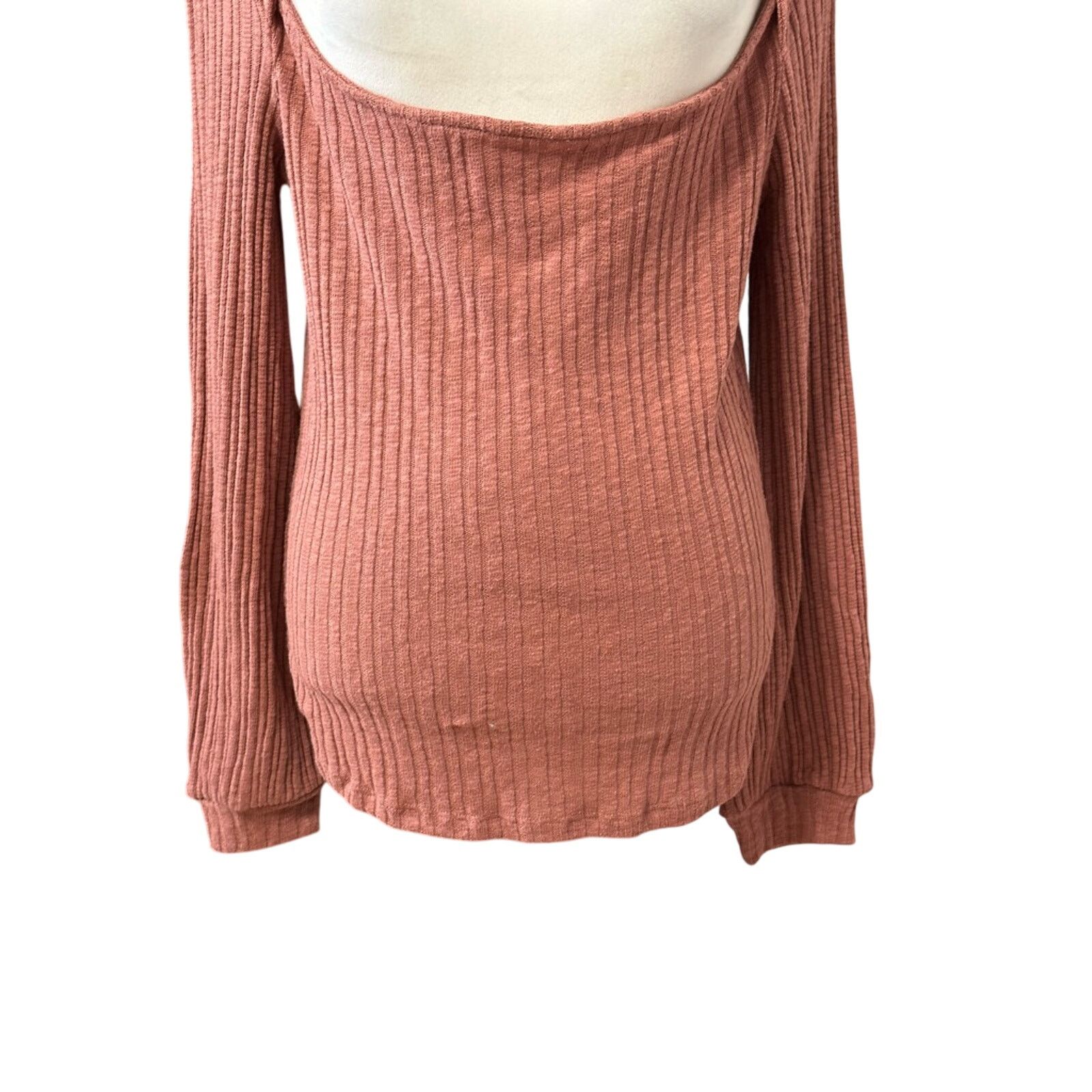 Other Bloomfield Sweater Cutout Turtleneck Rust Pink Womens L NWOT Size L / US 10 / IT 46 - 3 Thumbnail