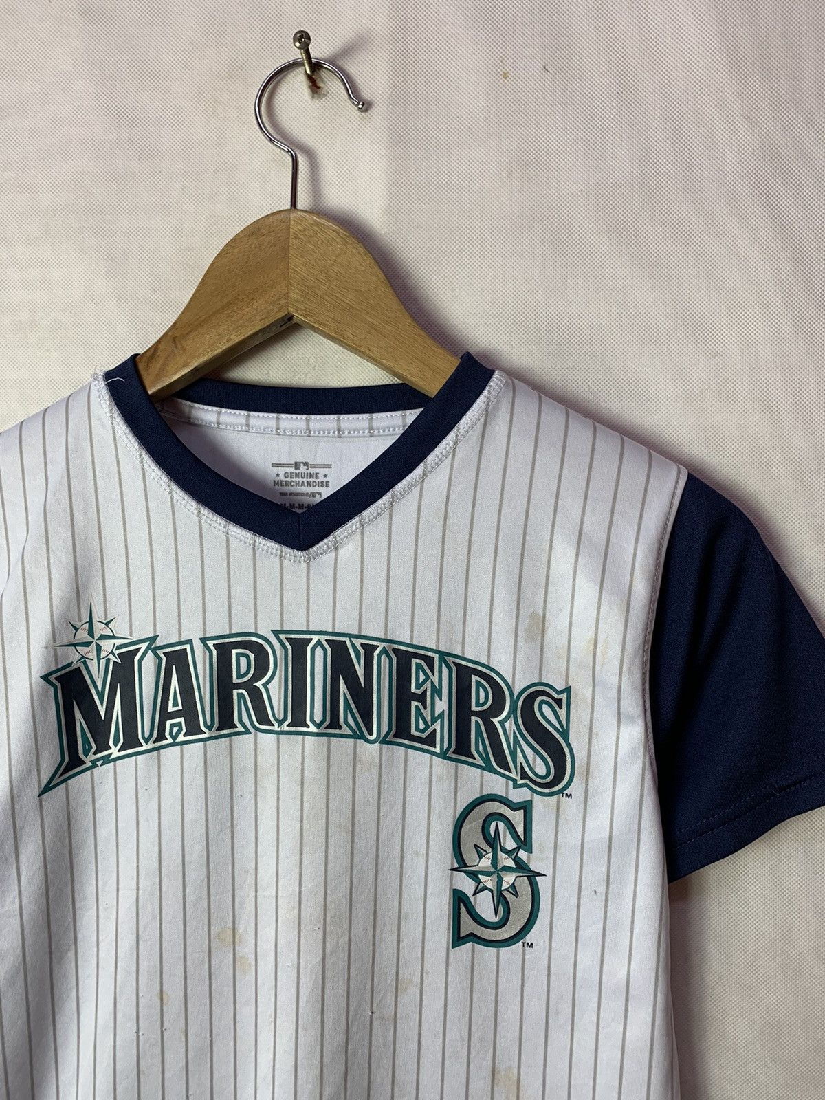 MLB 🔥Seattle Mariners MLB Kids Jersey Official Merch Size US XS / EU 42 / 0 - 2 Thumbnail