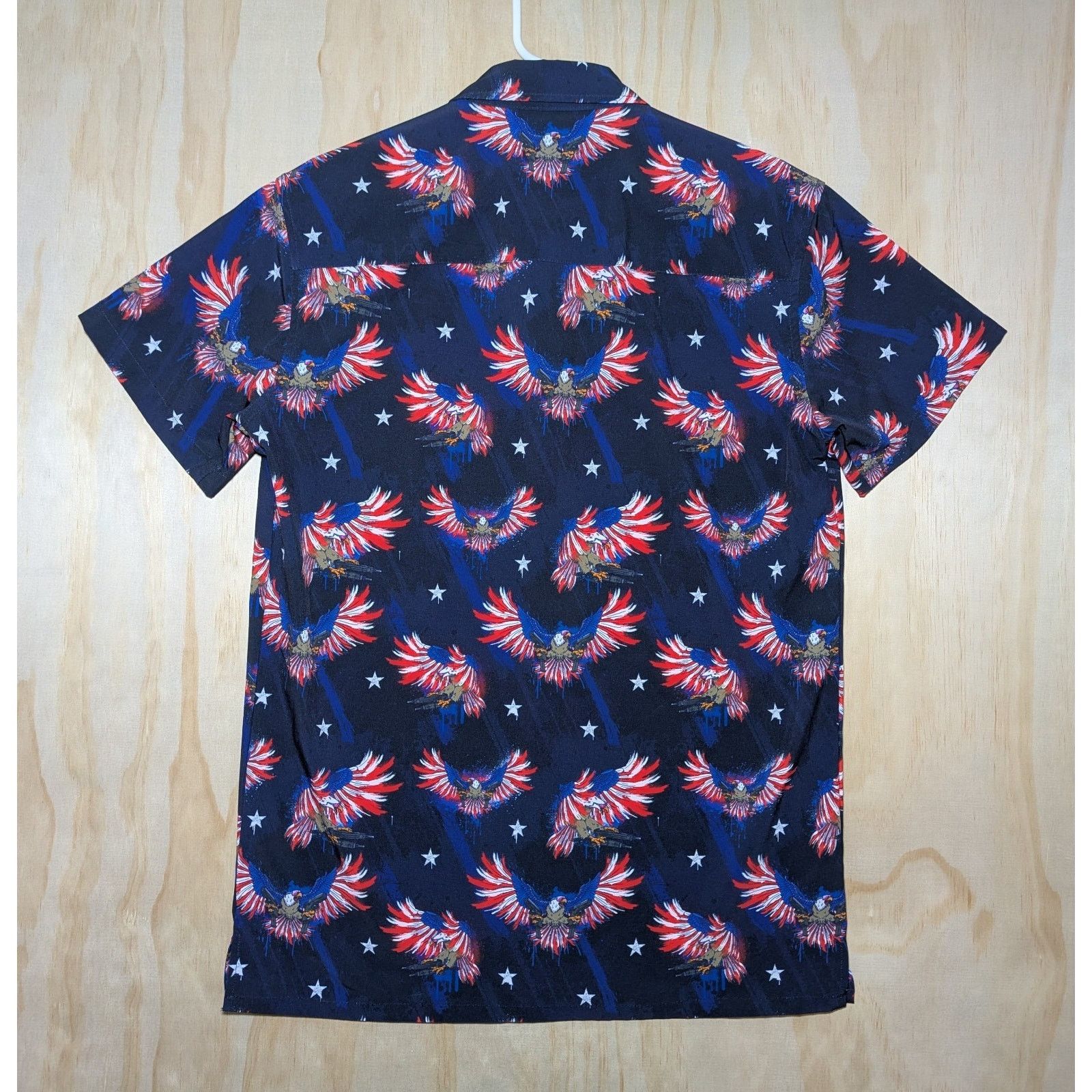 Other Retro Rifle Men's Medium Strafing Run Button Up Patriotic Size US M / EU 48-50 / 2 - 6 Thumbnail