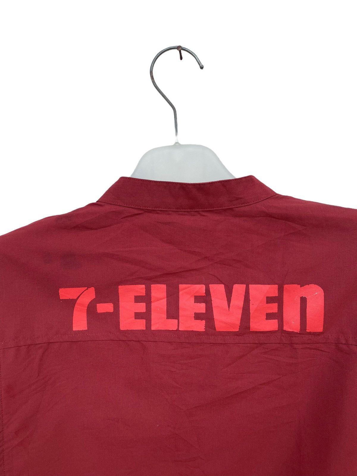 Japanese Brand Vintage Seven Eleven Worker Shirt Size US L / EU 52-54 / 3 - 3 Thumbnail
