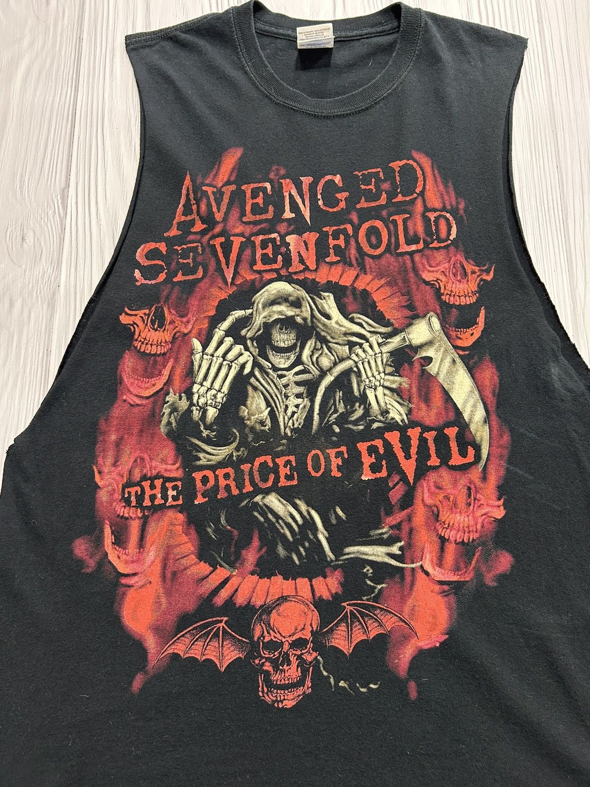 Band Tees Vintage Y2K Avenged Sevenfold Metal Band Thrash Tour Tee Size US M / EU 48-50 / 2 - 6 Thumbnail