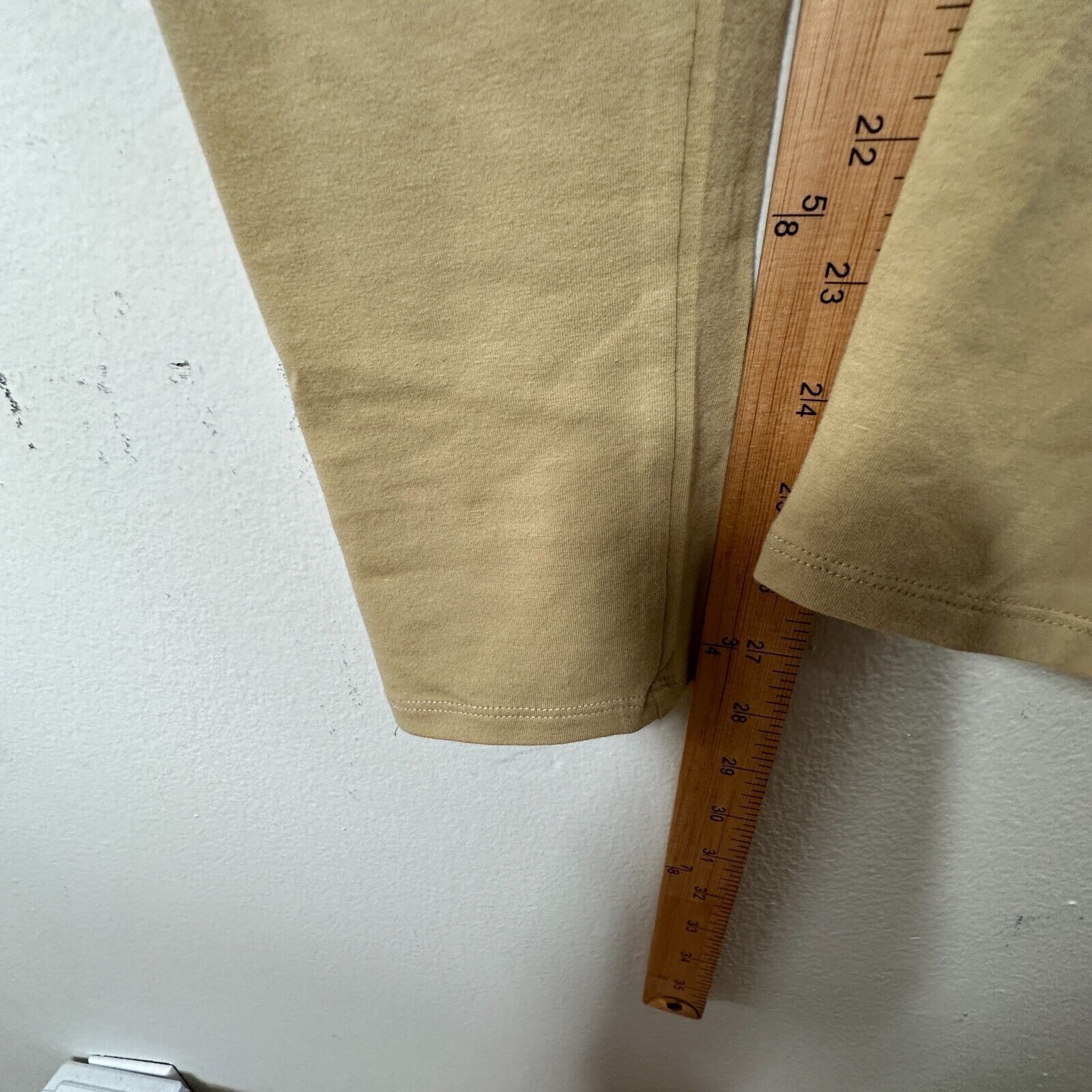 Other Les Vertes Yacht Club Tan Leggings Black LVYC logo Waist M Size 30" / US 8 / IT 44 - 10 Thumbnail