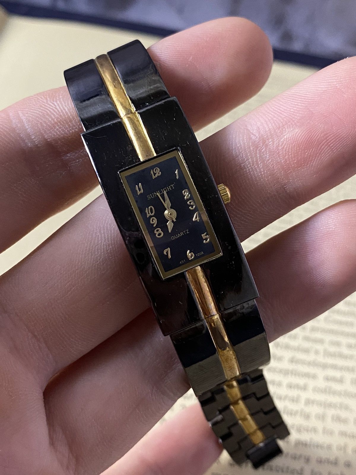 Japanese Brand Bangle Watch - Elegant Design! Size ONE SIZE - 8 Thumbnail