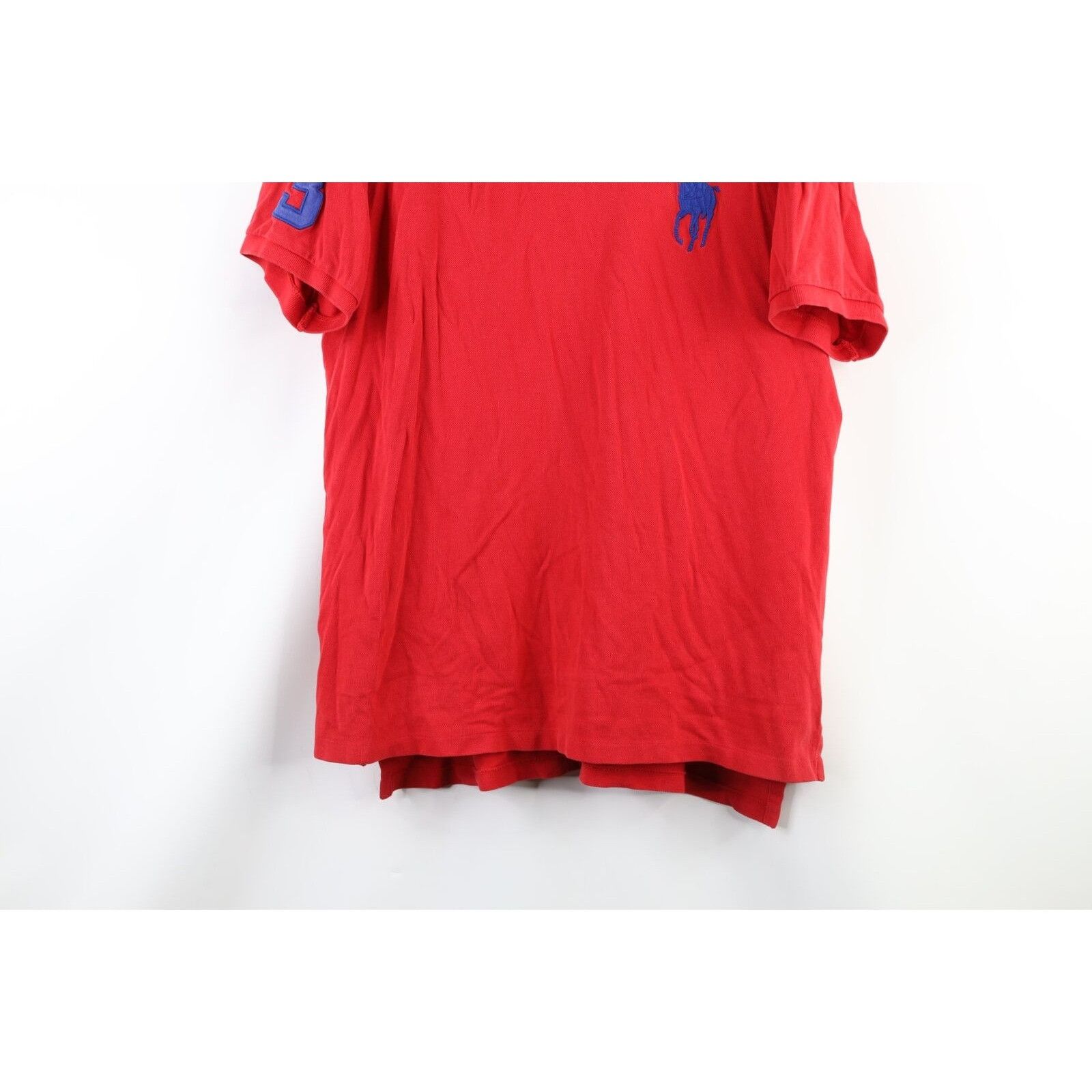 Ralph Lauren Vintage Ralph Lauren Faded Big Pony Logo Collared Golf Polo Size US XXL / EU 58 / 5 - 3 Thumbnail