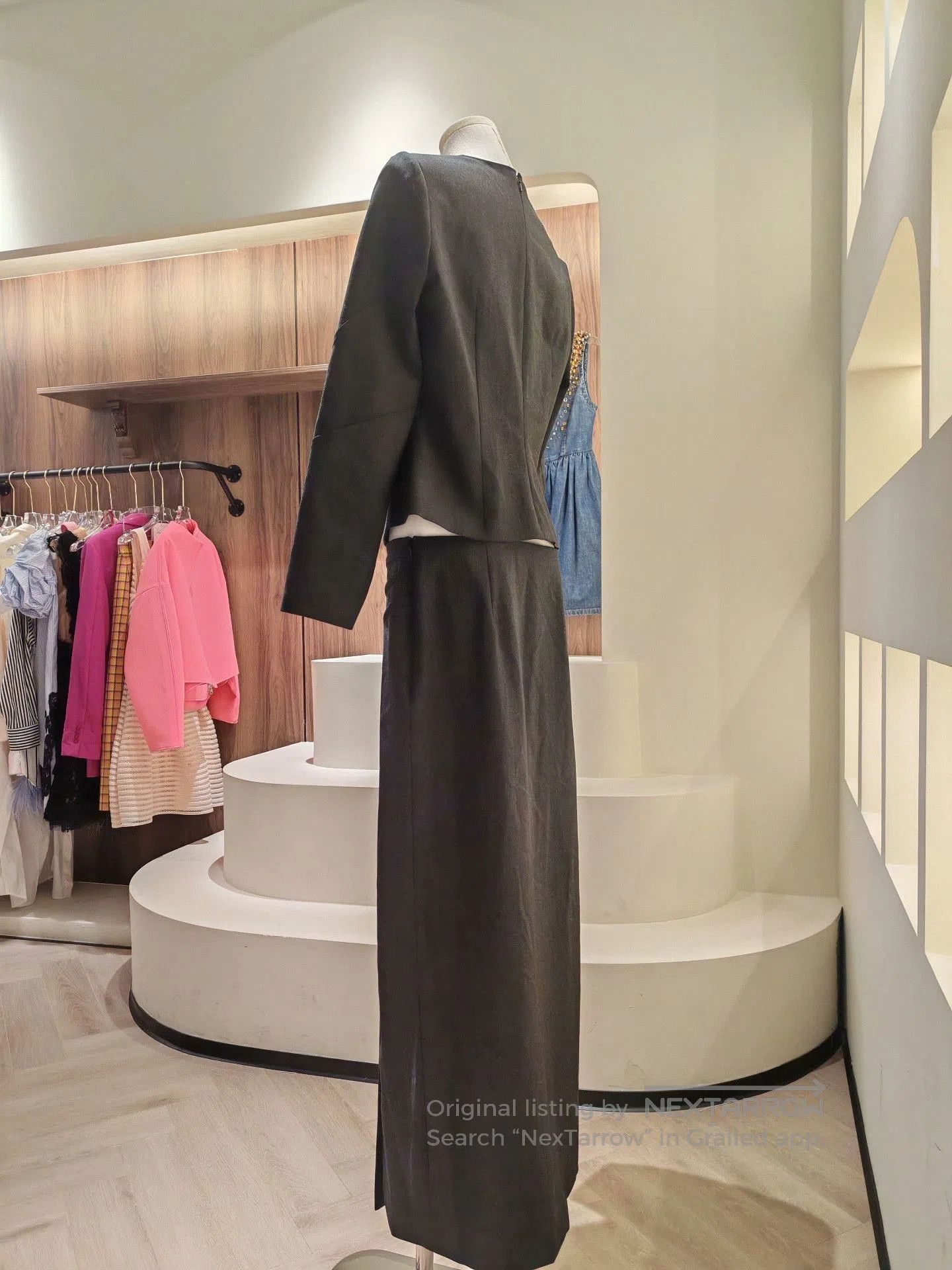 Alberta Ferretti Alberta Ferretti Gray Two-Piece Set. Size S / US 4 / IT 40 - 2 Thumbnail