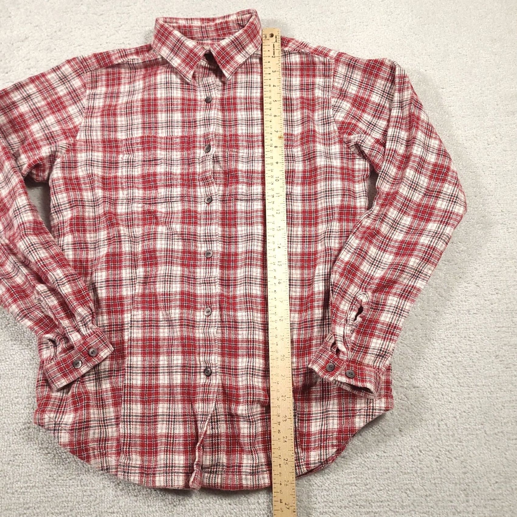 Vintage VINTAGE Woolrich Shirt Womens S Red Plaid Flannel Western Button Up Cotton Size S / US 4 / IT 40 - 5 Thumbnail