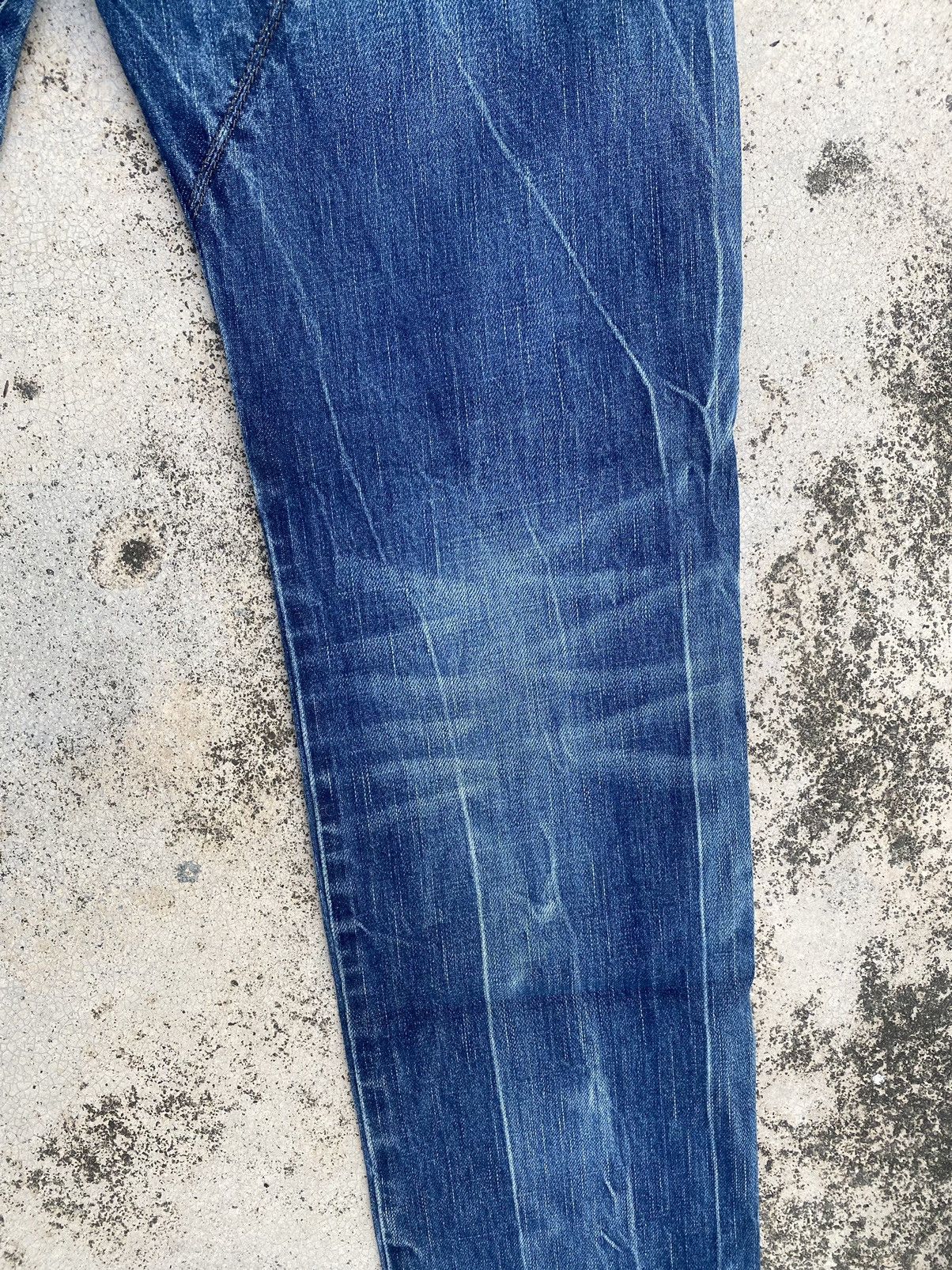 Designer × Diesel Diesel Distressed Claw Mark Faded Denim Jeans Size US 30 / EU 46 - 18 Thumbnail