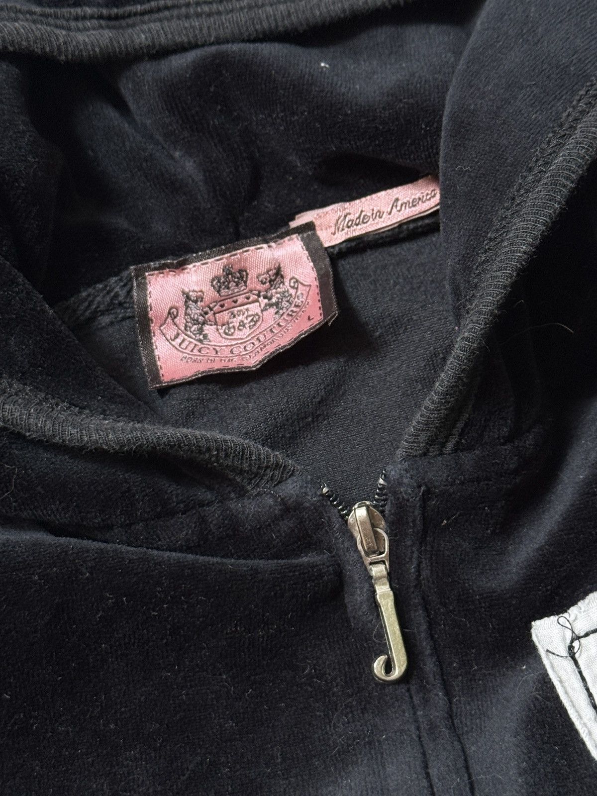 Juicy Couture VINTAGE JUICY COUTURE VELOUR 2000s TRACKSUIT Size L / US 10 / IT 46 - 4 Thumbnail