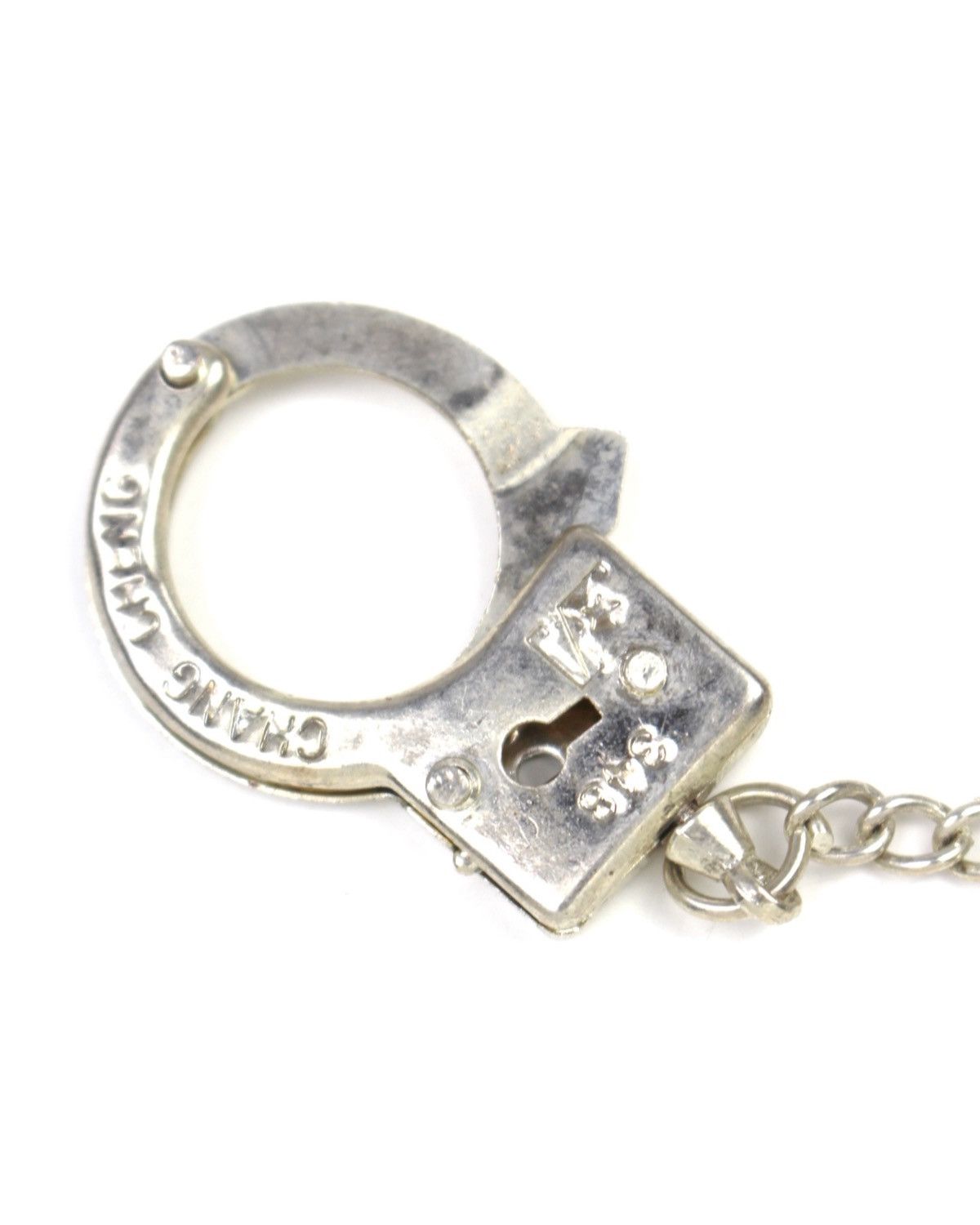 Vintage 2000S 348 TOY MINI METAL HANDCUFF KEYCHAIN Size ONE SIZE - 5 Thumbnail
