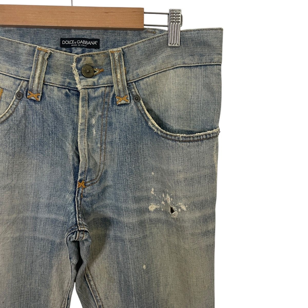 Dolce & Gabbana Vintage Dolce & Gabbana Hollywood Distressed Denim Size US 33 - 4 Thumbnail