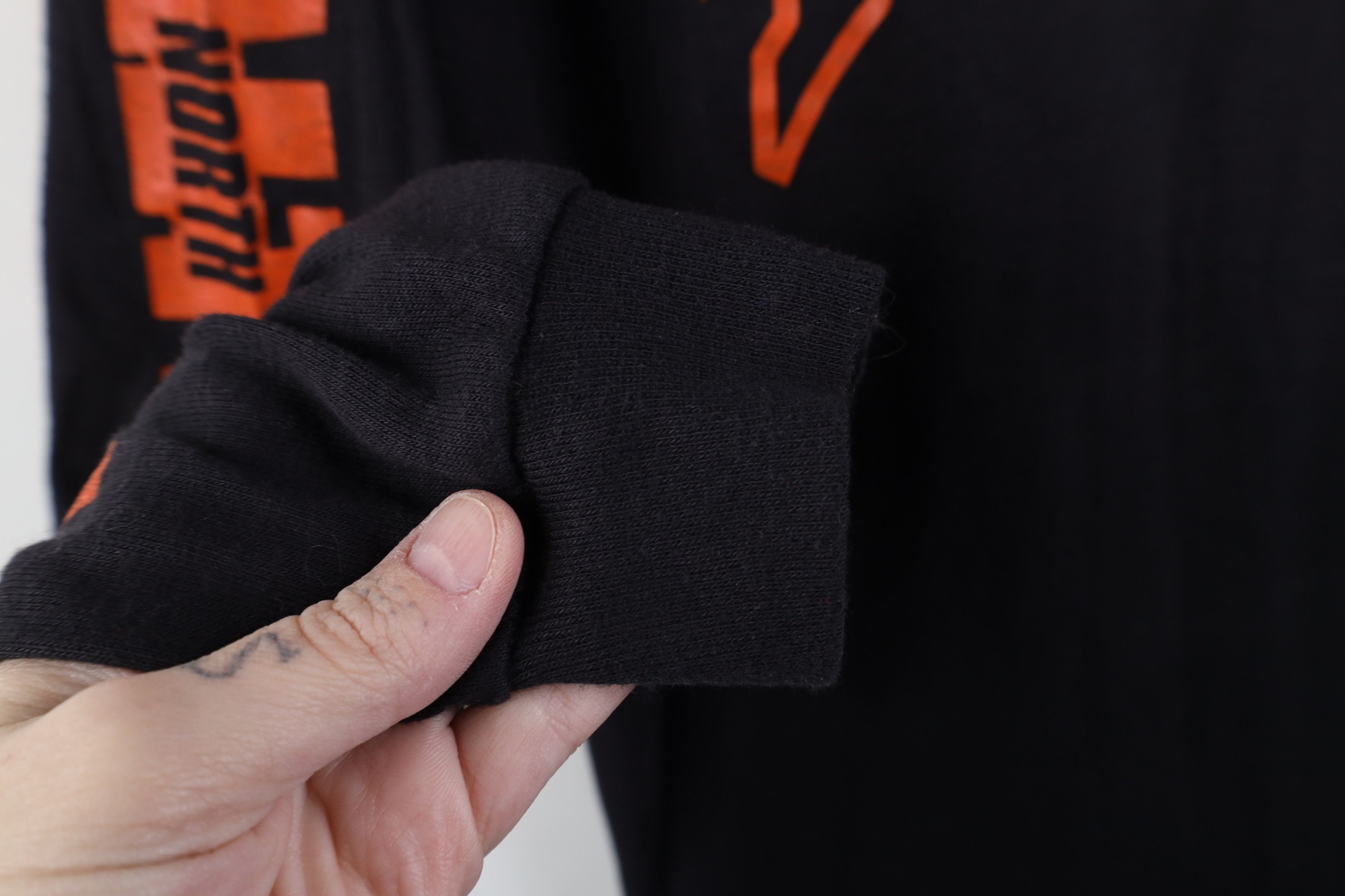 Vintage Vintage 70s 80s Baltimore Tigers Hoodie T-Shirt Black USA Size US L / EU 52-54 / 3 - 7 Thumbnail