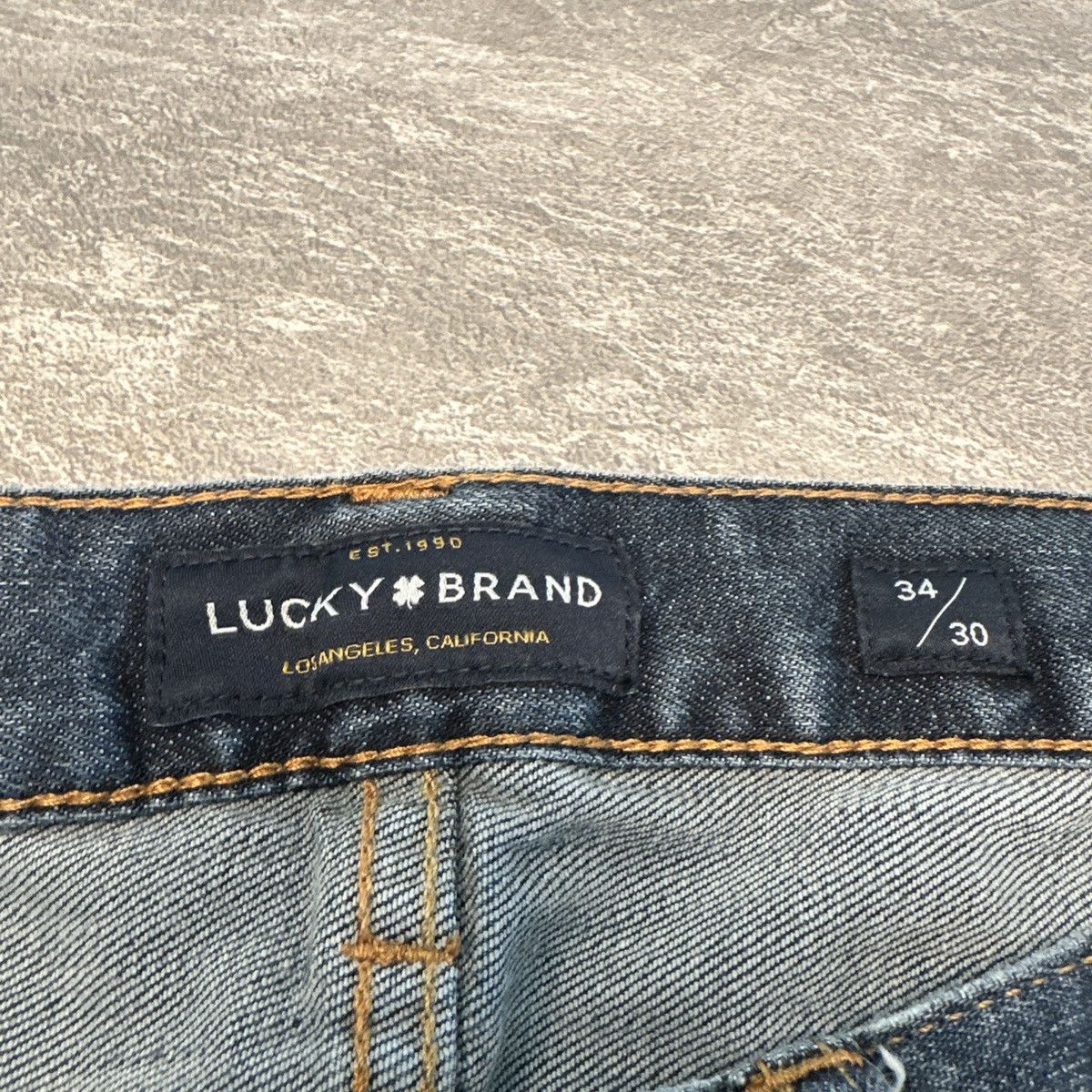 Lucky Brand Lucky Brand 410 Jeans Blue Athletic Slim Fit Stretch Denim Size US 34 / EU 50 - 3 Thumbnail