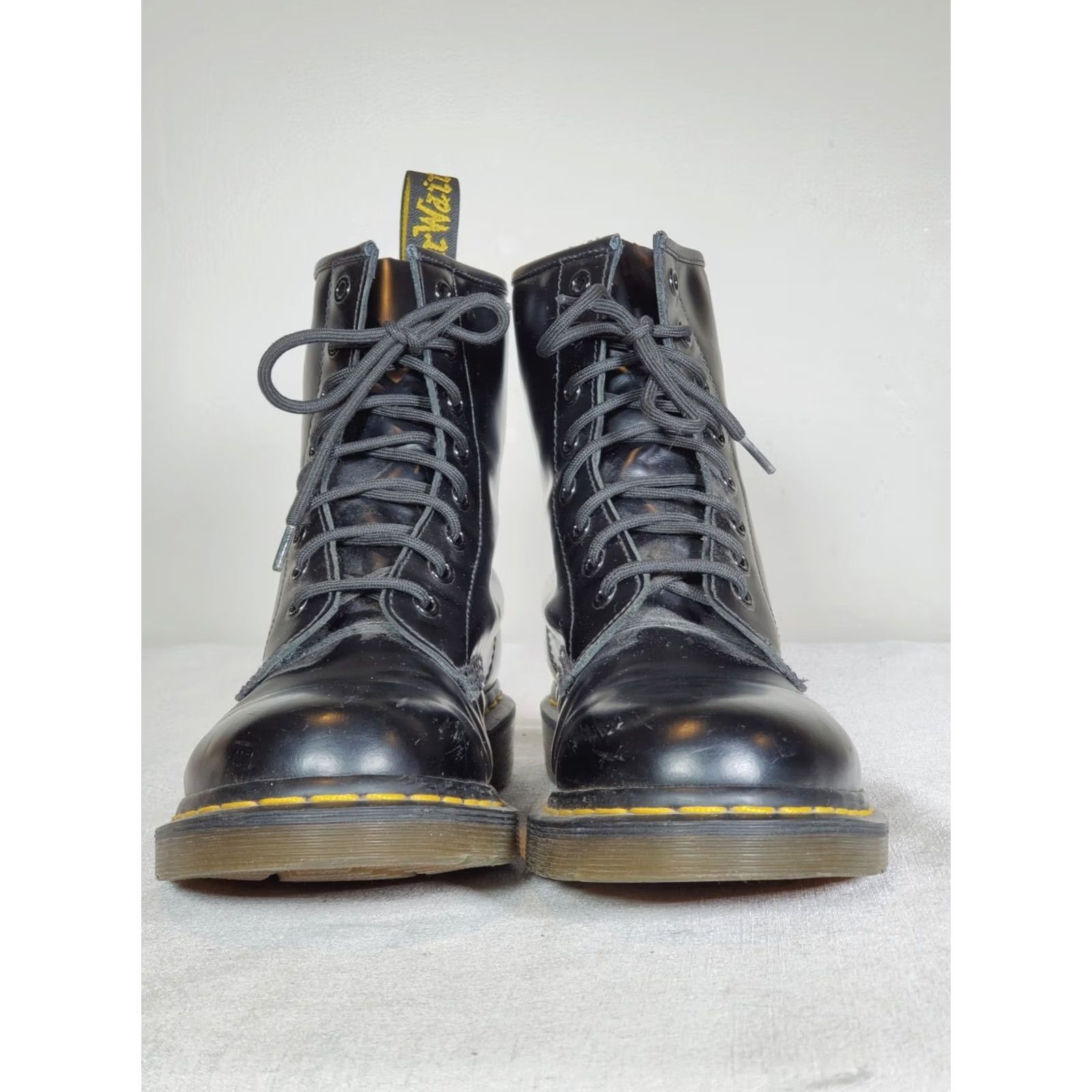 Dr. Martens Dr. Martens 1460 Pascal Boots Black Smooth Leather 8 Eyelet AirWair Women’s US 9 Size US 9 / IT 39 - 7 Thumbnail