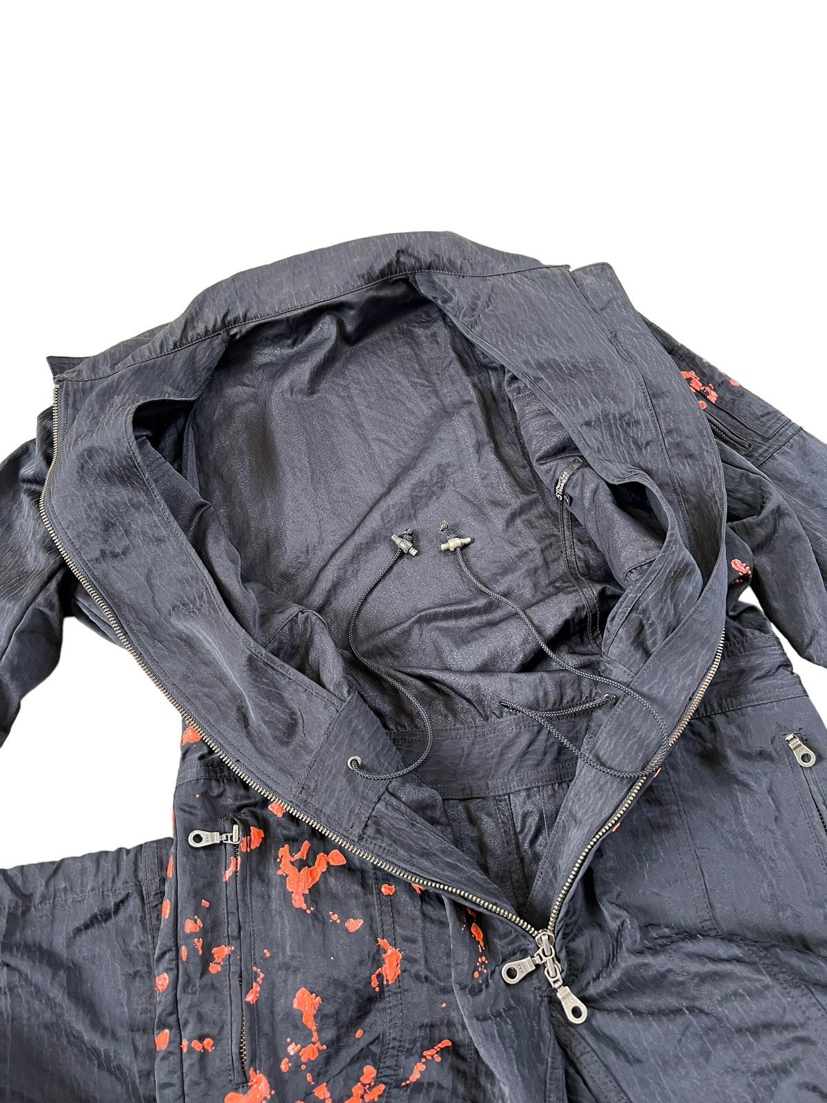 5351 POUR LES HOMMES 5351 Pour Les Hommes Multipocket Tech Painted Jumpsuit Size US 34 / EU 50 - 22 Thumbnail