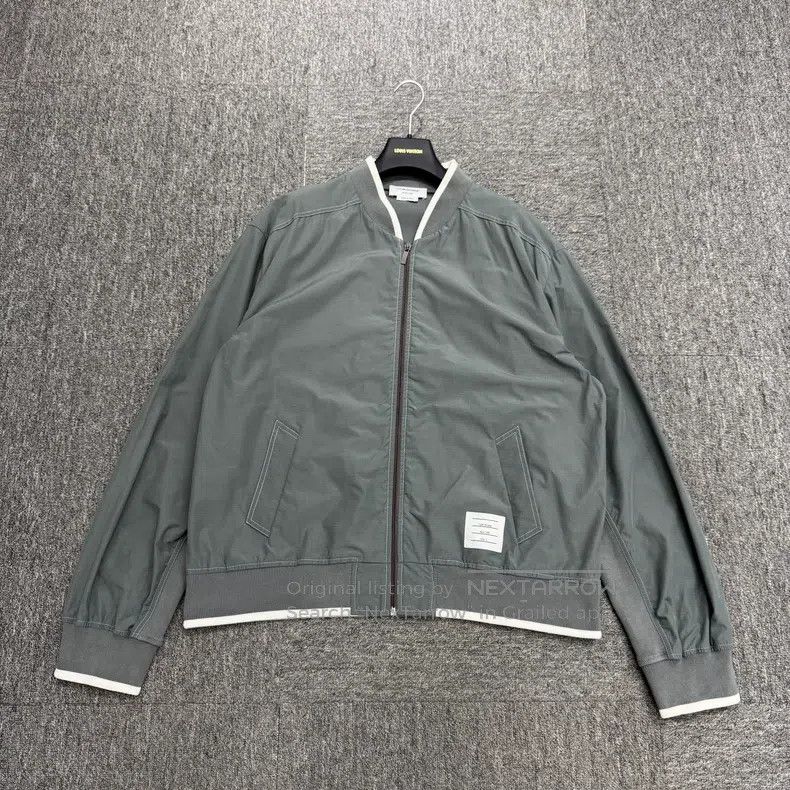 Thom Browne Thom Browne gray windbreaker jacket Size US XXL / EU 58 / 5 - 1 Thumbnail
