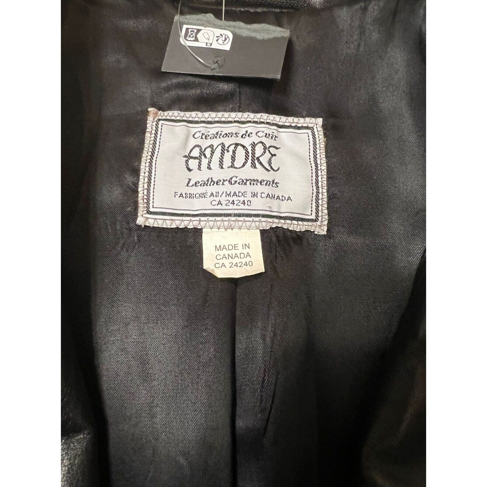 Other Creations De Cuir Andre Leather Vintage Coat Size 50 Men’s Size US XXL / EU 58 / 5 - 6 Thumbnail