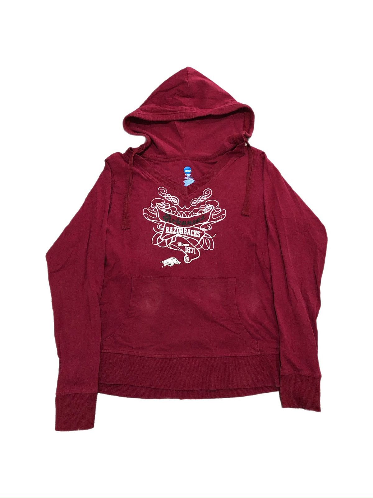 NCAA × Vintage Y2K Arkansas Razorbacks Hoodie Size XL / US 12-14 / IT 48-50 - 1 Thumbnail