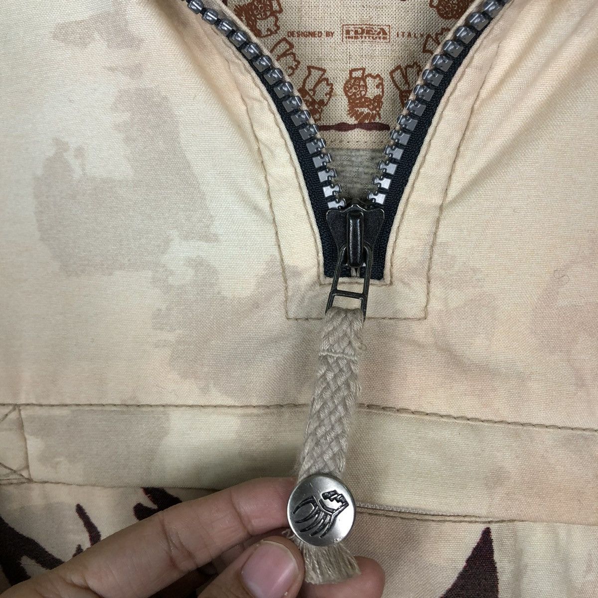 Japanese Brand 🔥VTG ANORAK HUNTING JACKET NAVAJO DESIGN LINEA PALIO ITALY Size US L / EU 52-54 / 3 - 15 Thumbnail