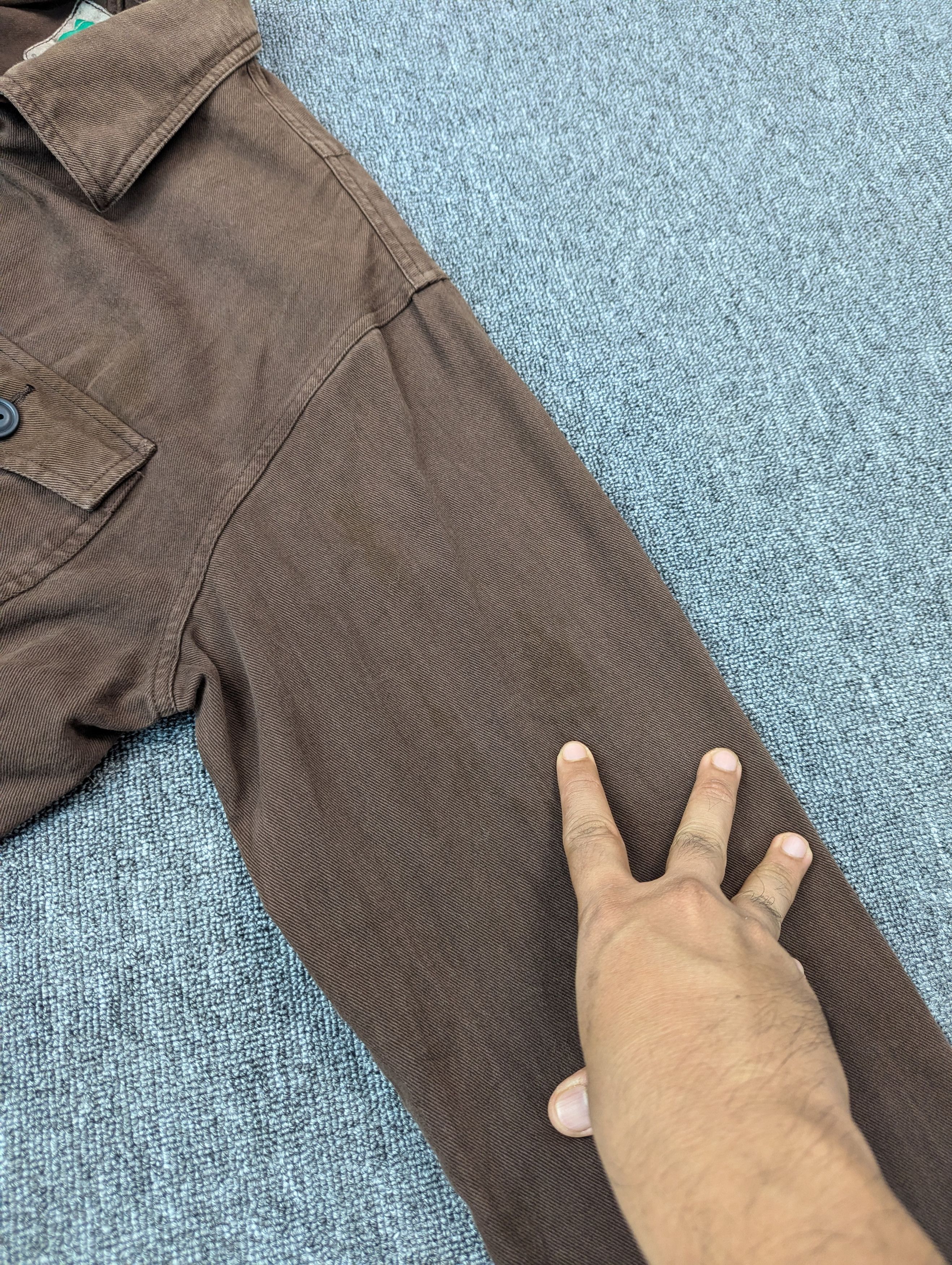 Japanese Brand Vintage Mackdaddy Distressed Brown Cotton Jacket Size US L / EU 52-54 / 3 - 15 Thumbnail