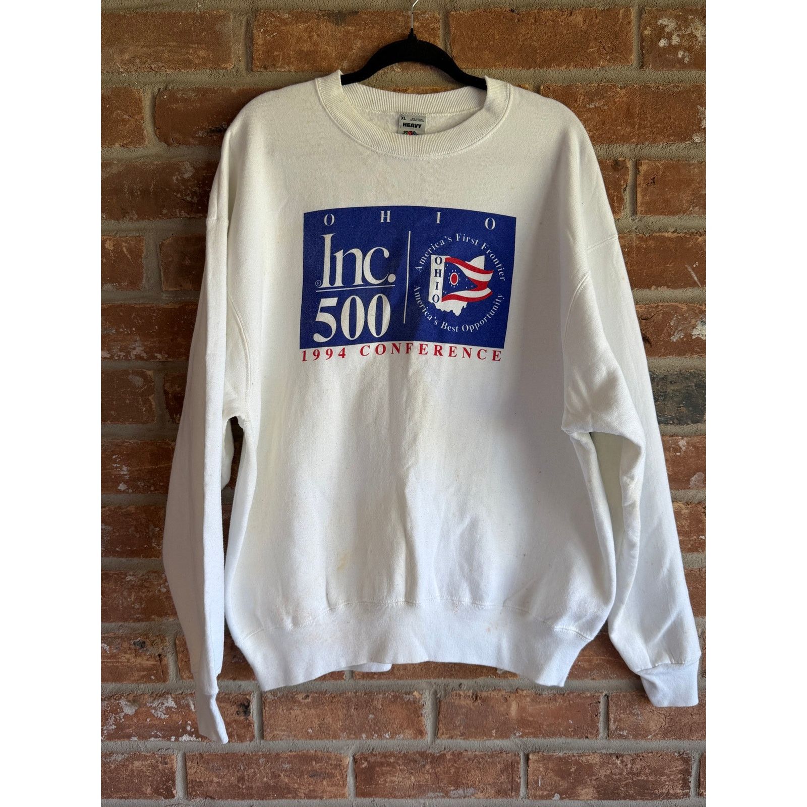 Fruit Of The Loom Vintage 1994 Ohio Inc 500 Conference Crewneck XL USA Size US XL / EU 56 / 4 - 1 Thumbnail