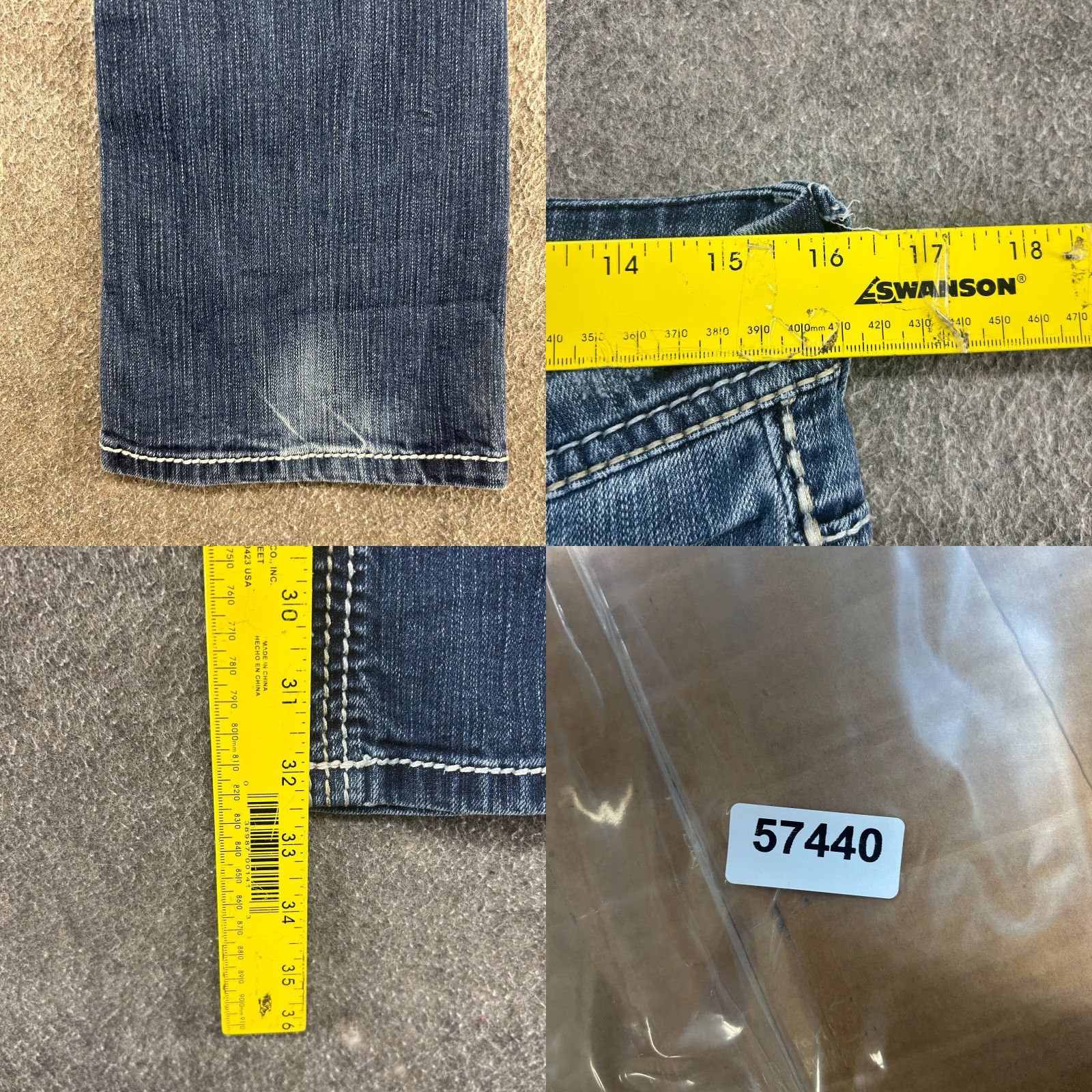 Vintage BKE Payton Jeans Womens 27L 32x32 Bootcut Stretch Blue Dark Wash Denim 5-Pocket Modern Logo Buckle BKE USA Western Mens? Size 27" / US 4 / IT 40 - 10 Thumbnail