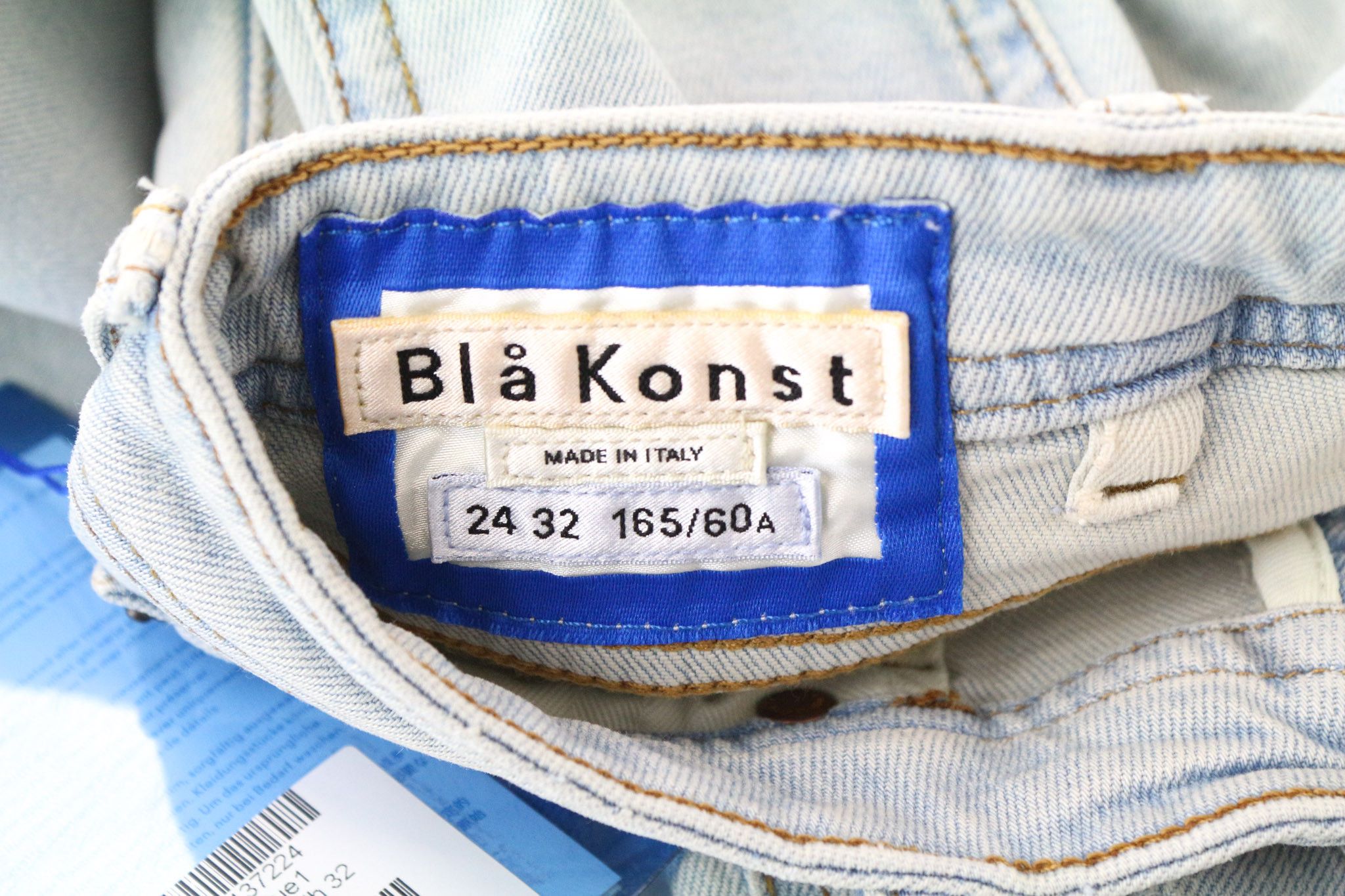 Acne Studios CLIMB W24/L32 Light Blue Skinny Stretch Jeans 75064 Size 24" / US 00 / IT 34 - 6 Thumbnail