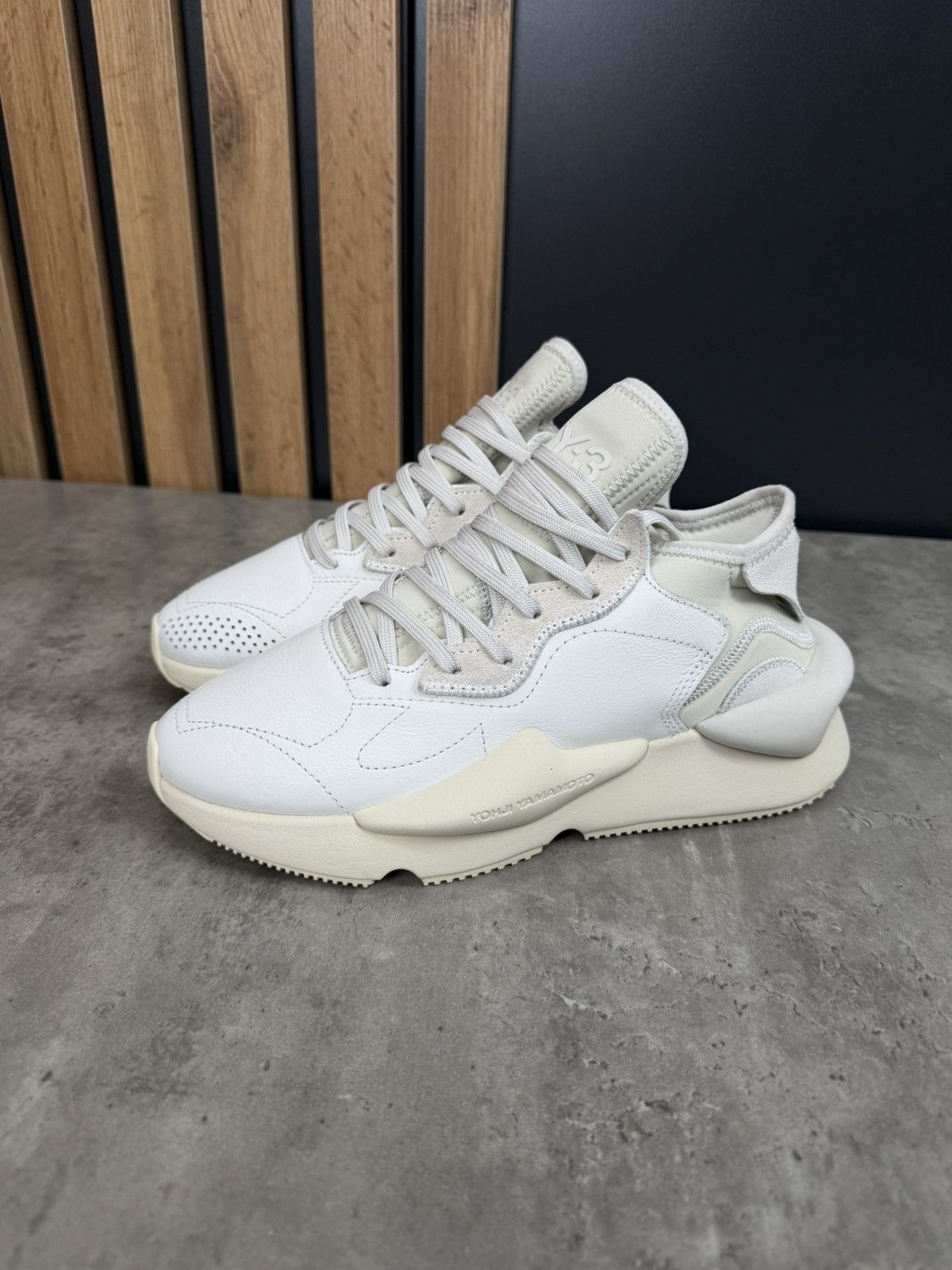 Adidas Adidas Y-3 Kaiwa Beige Sneakers Size 38 2/3 Size US 7.5 / IT 37.5 - 1 Thumbnail