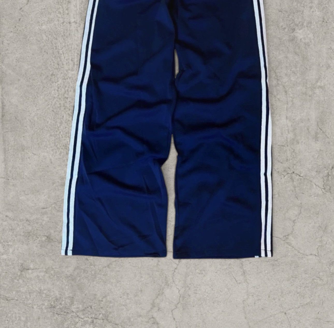 Japanese Brand Relaxed fit trousers in navy with white stripes. Size M Size US 32 / EU 48 - 2 Thumbnail